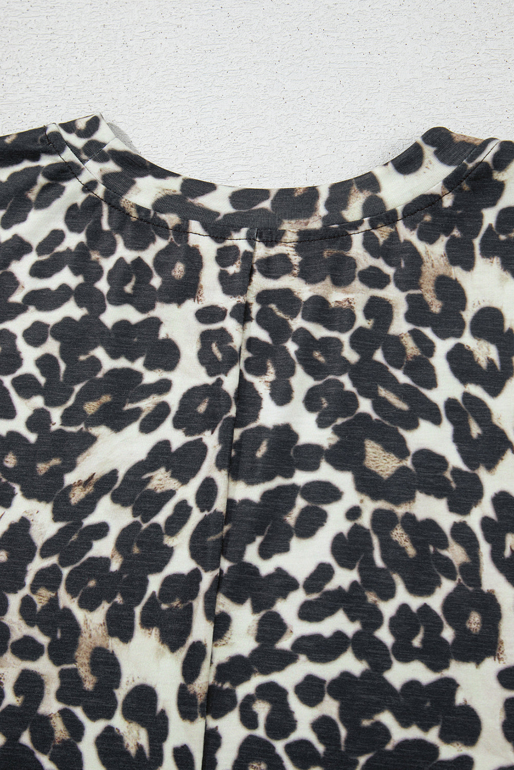 Black Cheetah Printed Casual Tee and Shorts Lounge Set-Loungewear & Sleepwear/Loungewear-[Adult]-[Female]-2022 Online Blue Zone Planet