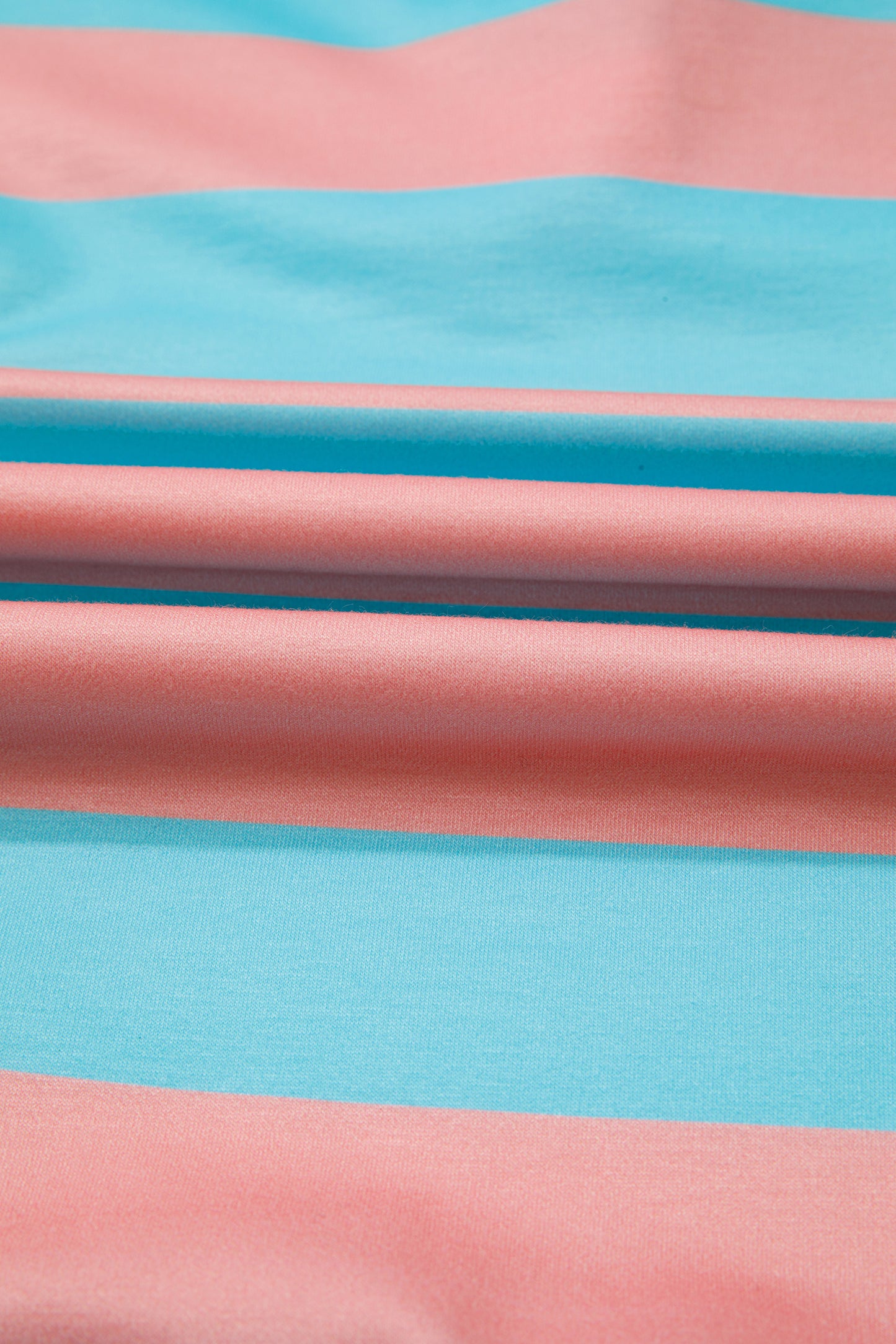 Pink Stripe Colorblock Drop Shoulder Buttoned Collar Side Slit Pullover Top-Tops/Long Sleeve Tops-[Adult]-[Female]-2022 Online Blue Zone Planet