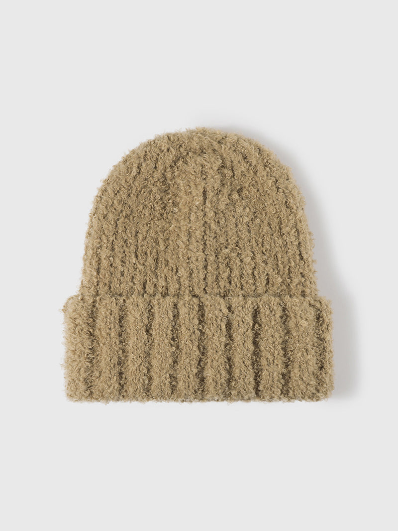 Thermal Teddy Knit Hat-BEANIES-[Adult]-[Female]-Khaki-One Size-2022 Online Blue Zone Planet