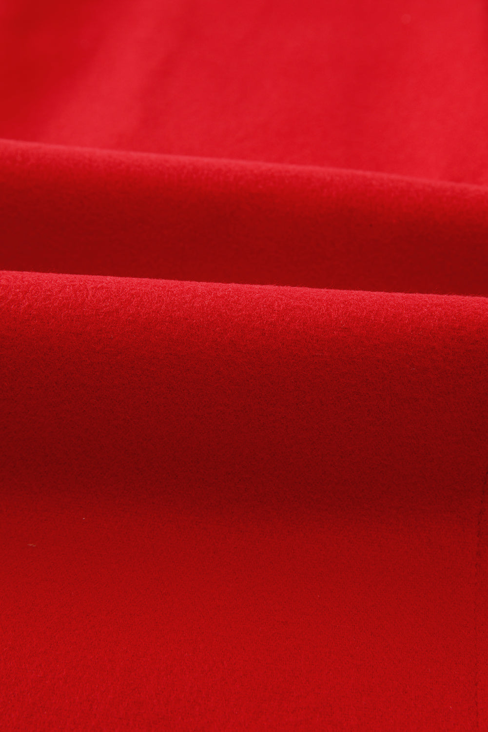 Fiery Red Solid Color Casual Zip up Hooded Coat-Tops / Dresses-[Adult]-[Female]-2022 Online Blue Zone Planet