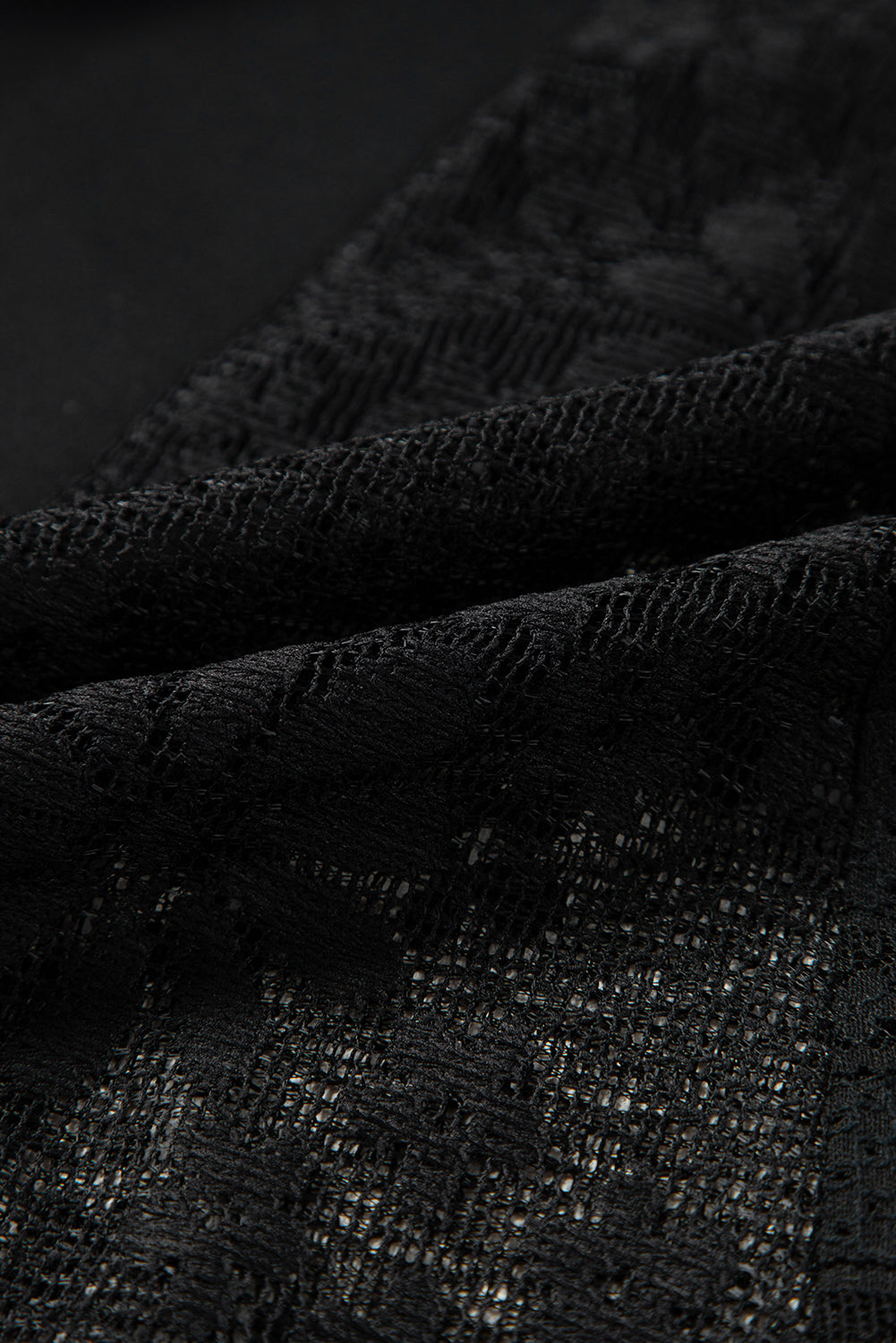 Smoke Gray Lace Patchwork Wide Leg High Waist Pants-Pants-[Adult]-[Female]-2022 Online Blue Zone Planet