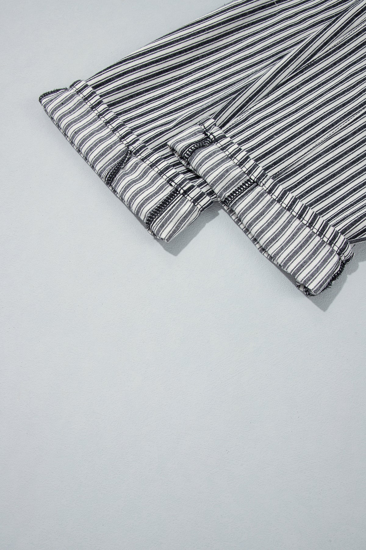 Blue Stripe Drawstring Casual Loose Pants-Bottoms/Pants & Culotte-[Adult]-[Female]-2022 Online Blue Zone Planet