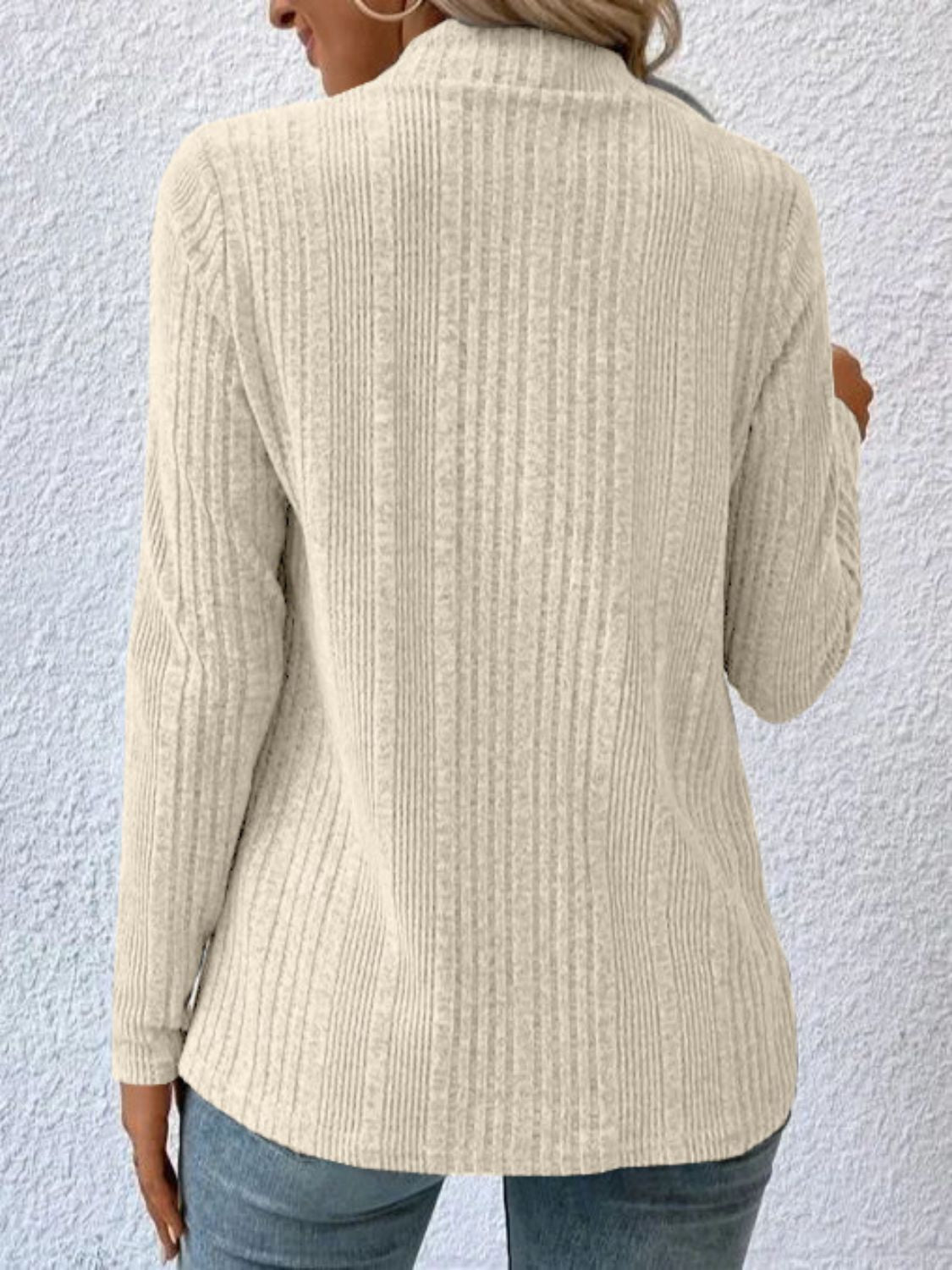 Open Front Long Sleeve Cardigan-TOPS / DRESSES-[Adult]-[Female]-2022 Online Blue Zone Planet