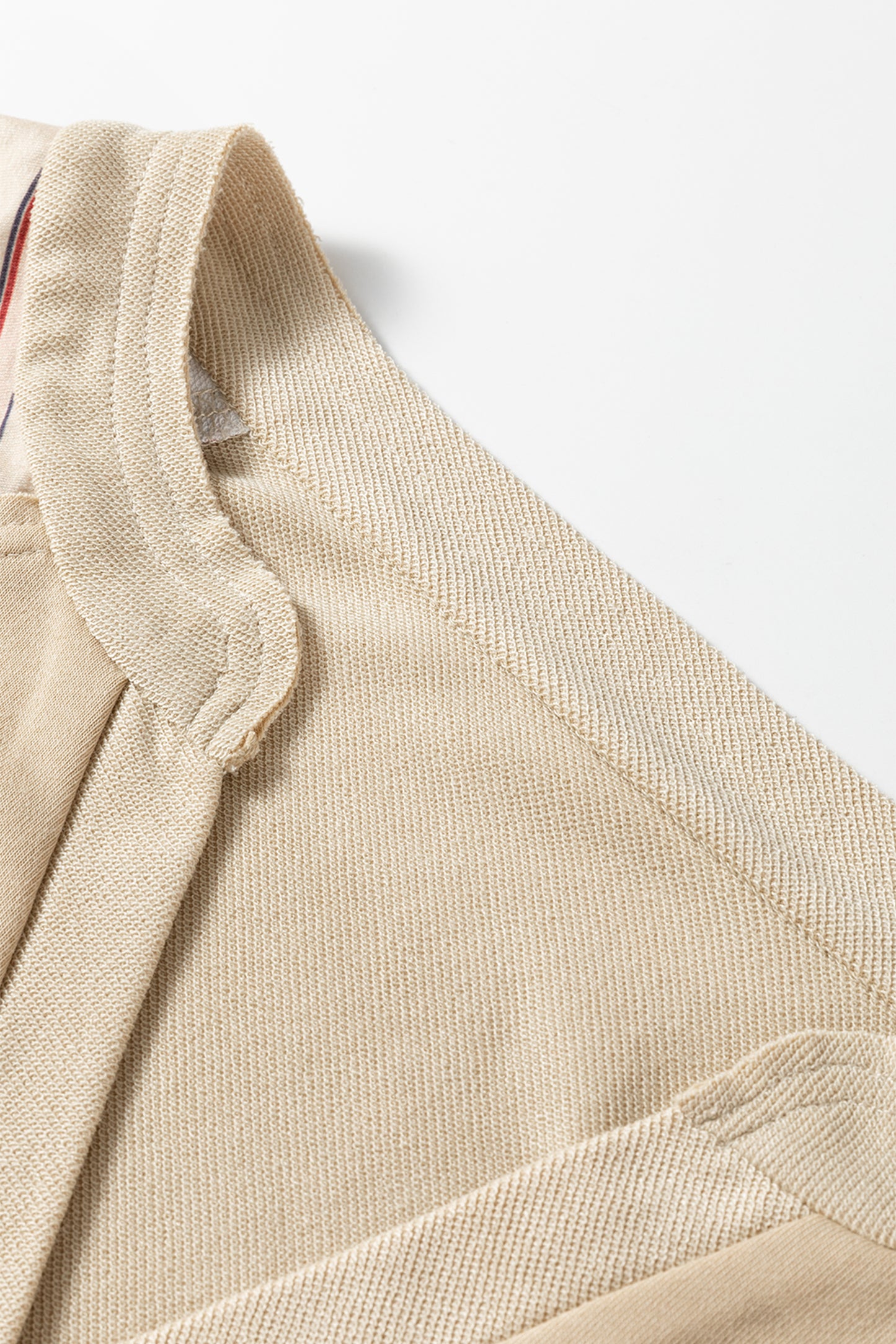 Parchment Striped Raglan Sleeve Notched Neck Raw Edge Plus Size Jumper-Plus Size/Plus Size Tops/Plus Size Long Sleeve Tops-[Adult]-[Female]-2022 Online Blue Zone Planet