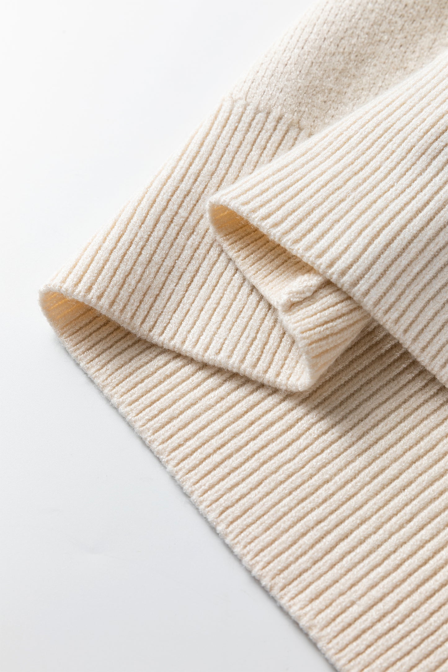 Beige Asymmetric Leopard Print Detail Drop Shoulder Sweater-TOPS / DRESSES-[Adult]-[Female]-2022 Online Blue Zone Planet