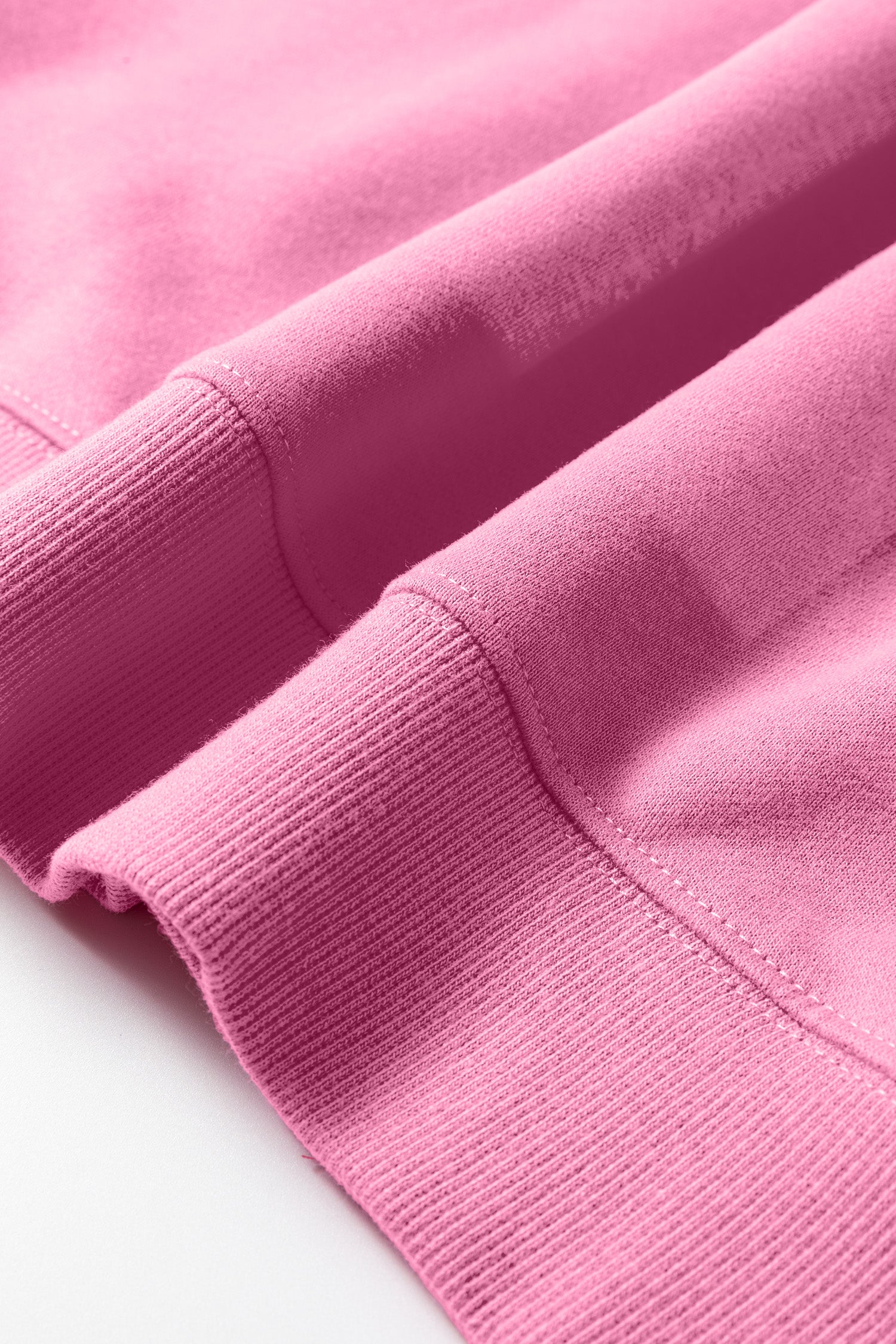 Bright Pink Oversize Blessed Embroidered Mock Neck Sweatshirt-Tops/Sweatshirts & Hoodies-[Adult]-[Female]-2022 Online Blue Zone Planet