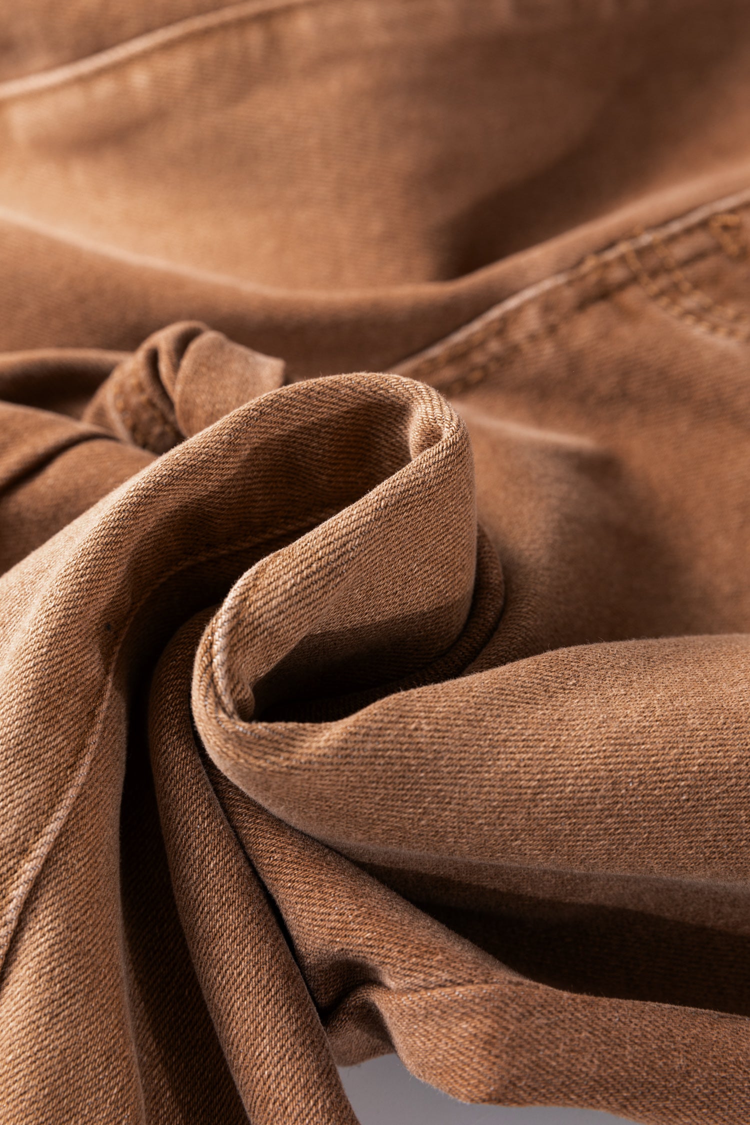 Coffee High Waist Button Fly Seamed Raw Hem Flare Jeans-Bottoms/Jeans-[Adult]-[Female]-2022 Online Blue Zone Planet