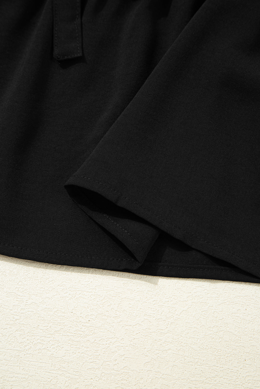 Black Puff Sleeve Bowknot Front Peplum Blouse-Tops/Blouses & Shirts-[Adult]-[Female]-2022 Online Blue Zone Planet