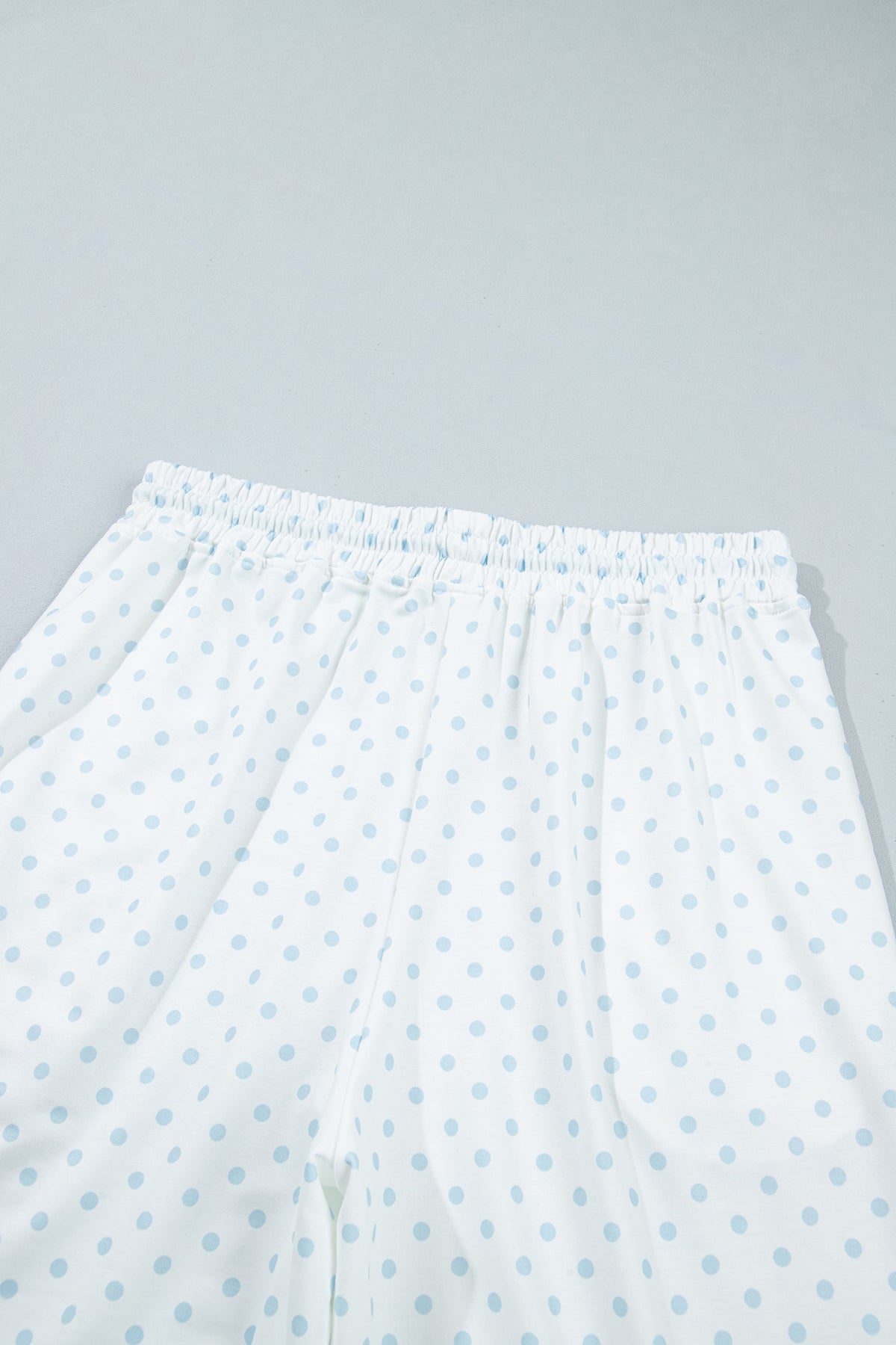 Khaki Polka Dot Patchwork Colorblock Long Sleeve Casual Two Piece Pants Set-Two Piece Sets/Pant Sets-[Adult]-[Female]-2022 Online Blue Zone Planet