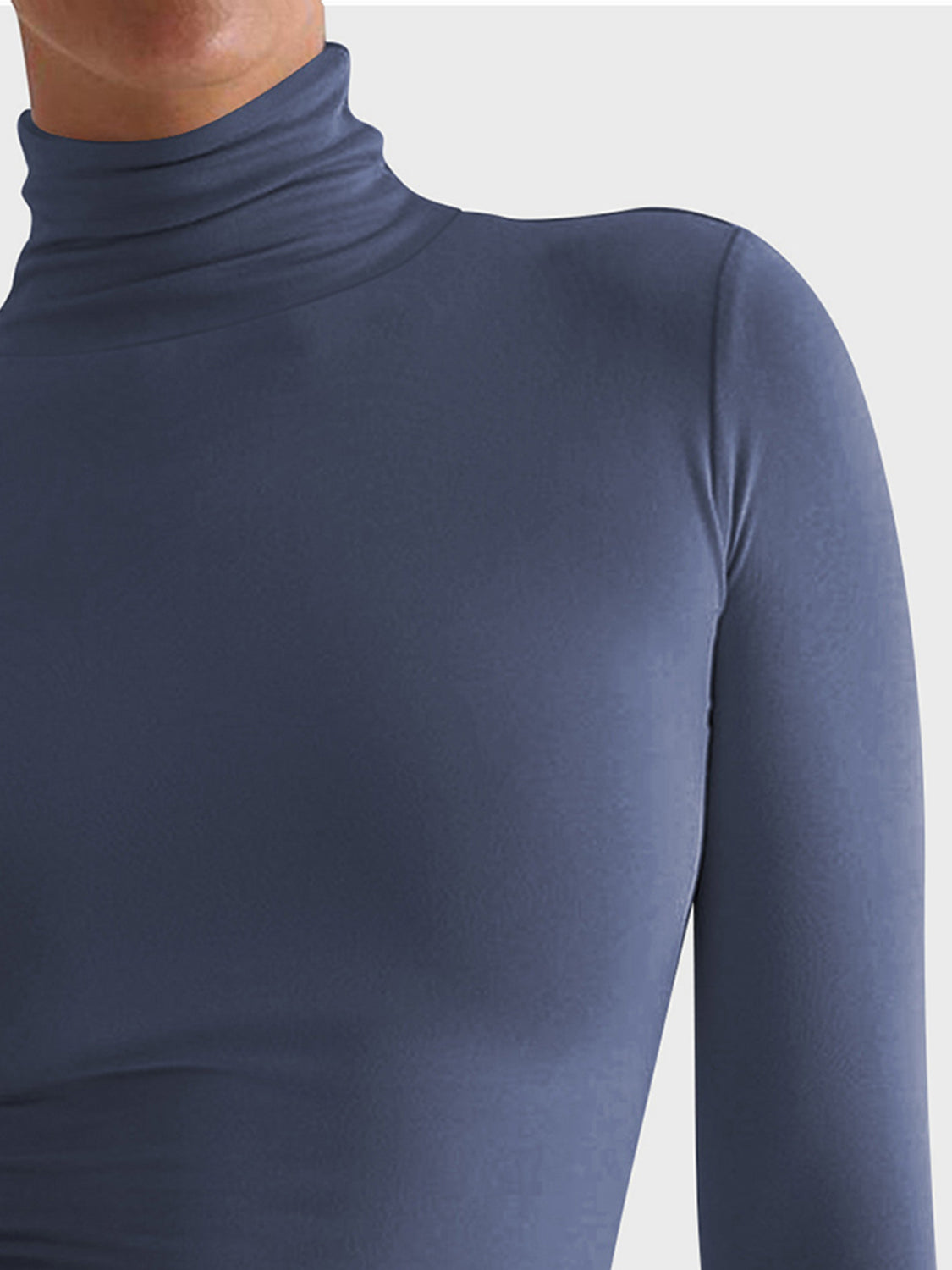 Blue Zone Planet | Lovelet Turtleneck Long Sleeve T-Shirt-TOPS / DRESSES-[Adult]-[Female]-2022 Online Blue Zone Planet