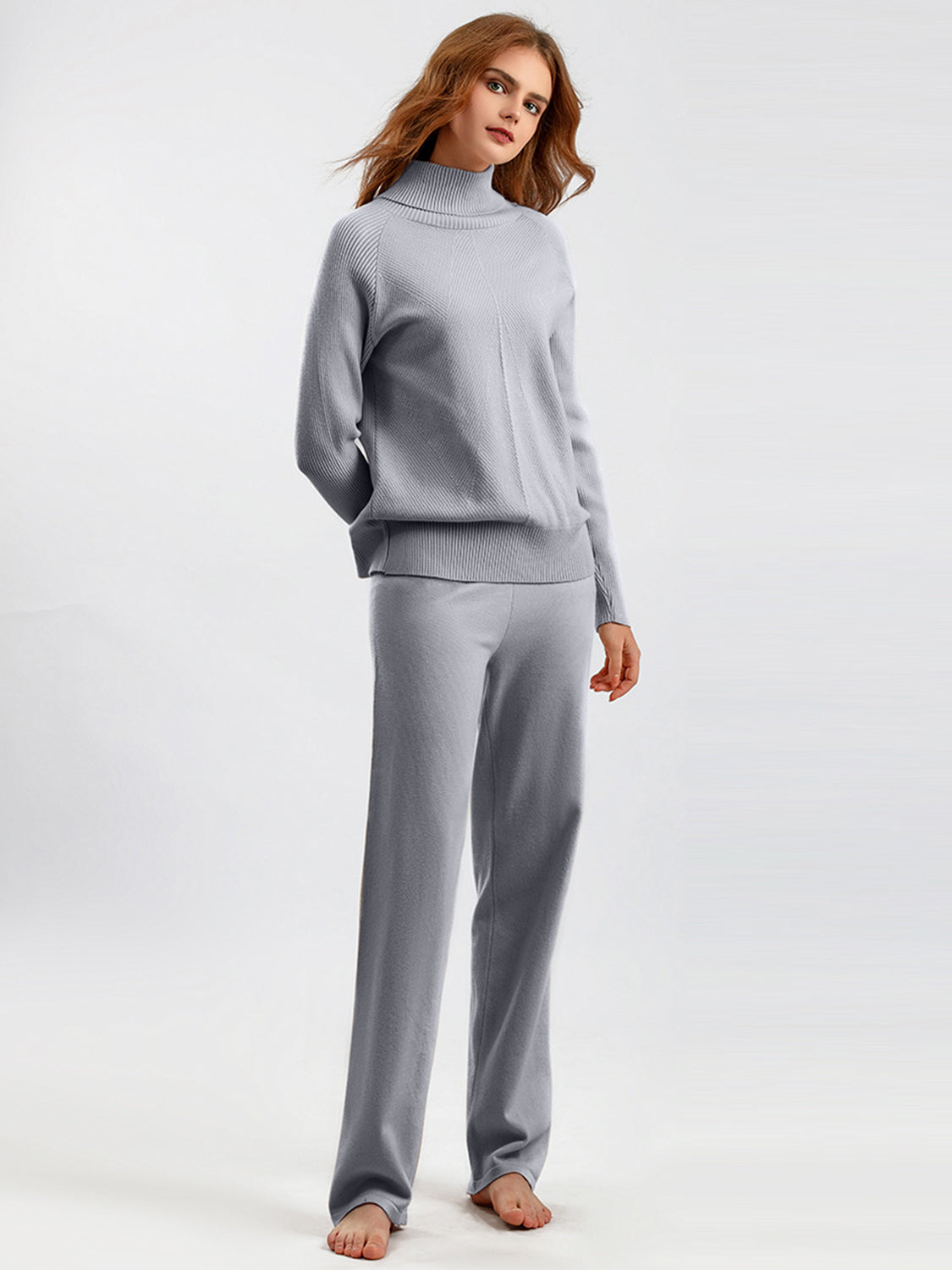 Blue Zone Planet | Basic Bae Turtleneck Raglan Sleeve Top and Pants Sweater Set-TOPS / DRESSES-[Adult]-[Female]-2022 Online Blue Zone Planet