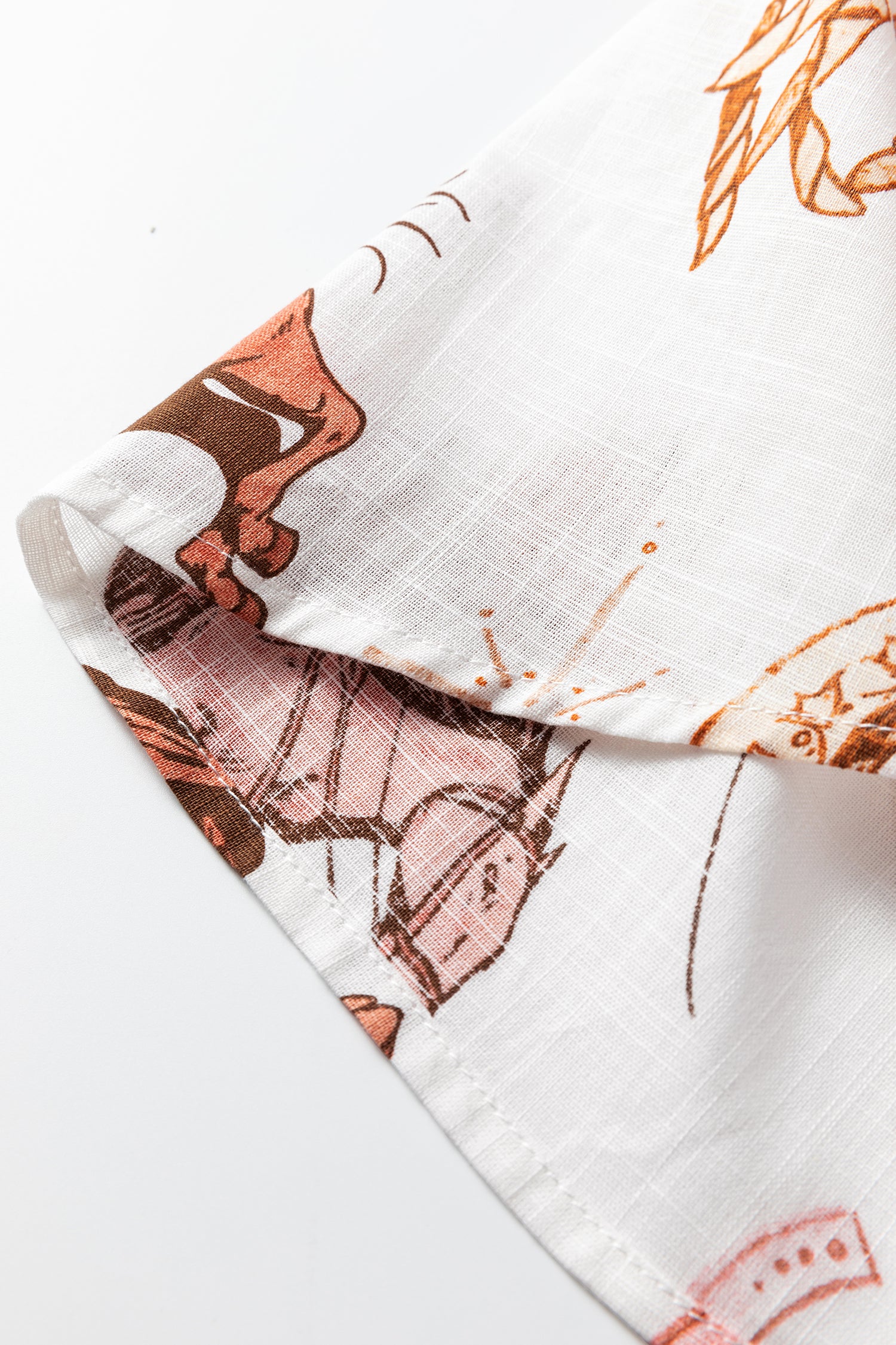 White Rodeo Cowgirl Print Western Button up Shirt-Tops/Blouses & Shirts-[Adult]-[Female]-2022 Online Blue Zone Planet