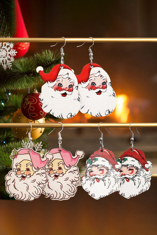 White 3 Pairs Christmas Santa Clause Pendant Hook Earrings-Accessories/Jewelry-[Adult]-[Female]-White-ONE SIZE-2022 Online Blue Zone Planet