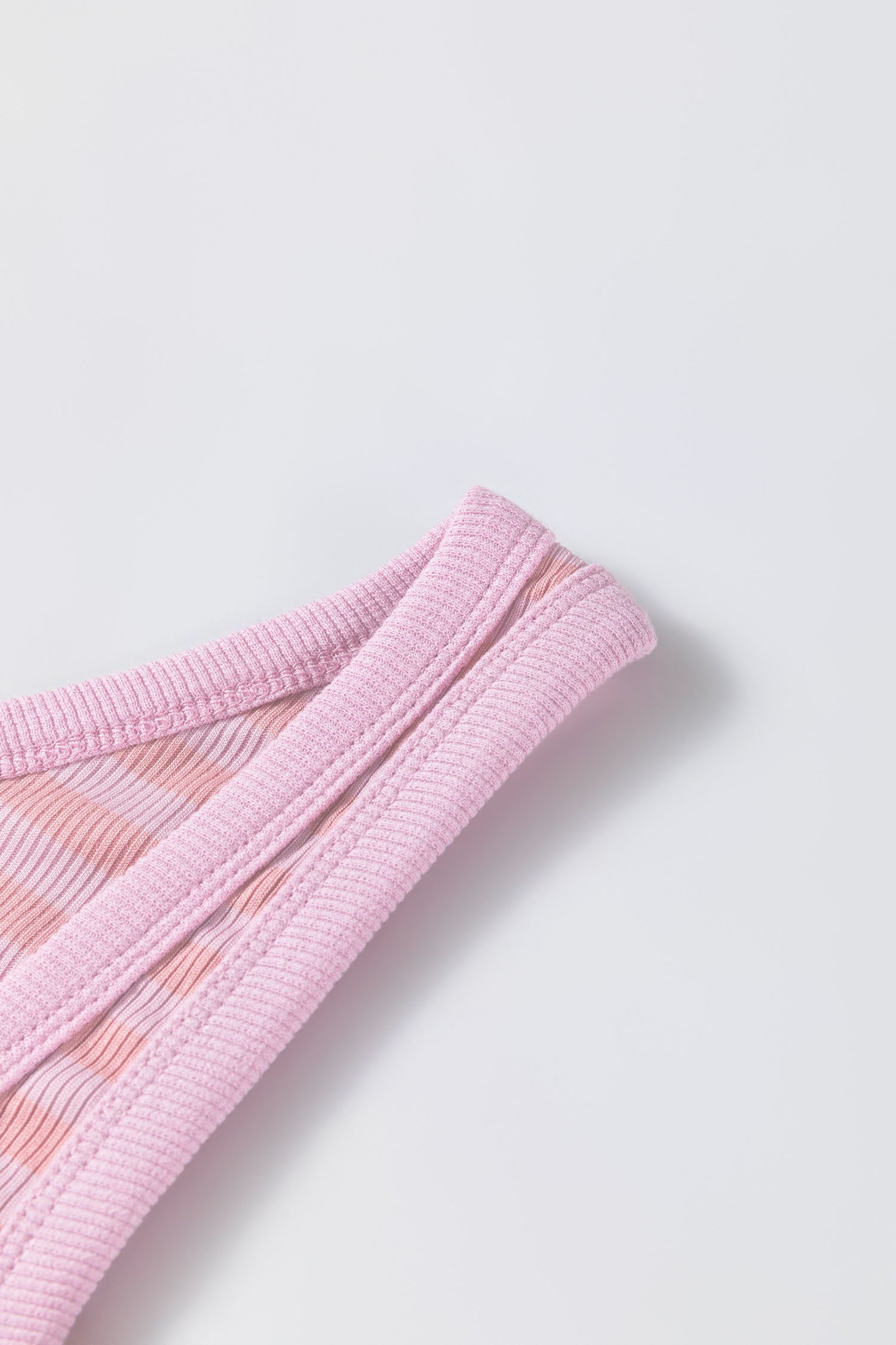 Pink Stripe Ribbed Knit Slim Tank Top-Tops/Tank Tops-[Adult]-[Female]-2022 Online Blue Zone Planet