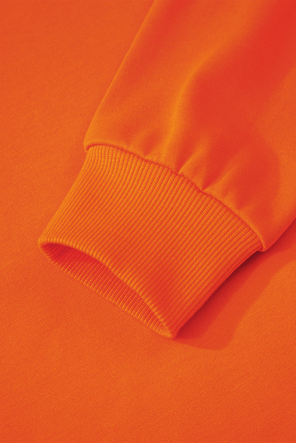 Orange Varsity Striped Detail Drop Shoulder Oversized Sweatshirt-Tops/Sweatshirts & Hoodies-[Adult]-[Female]-2022 Online Blue Zone Planet