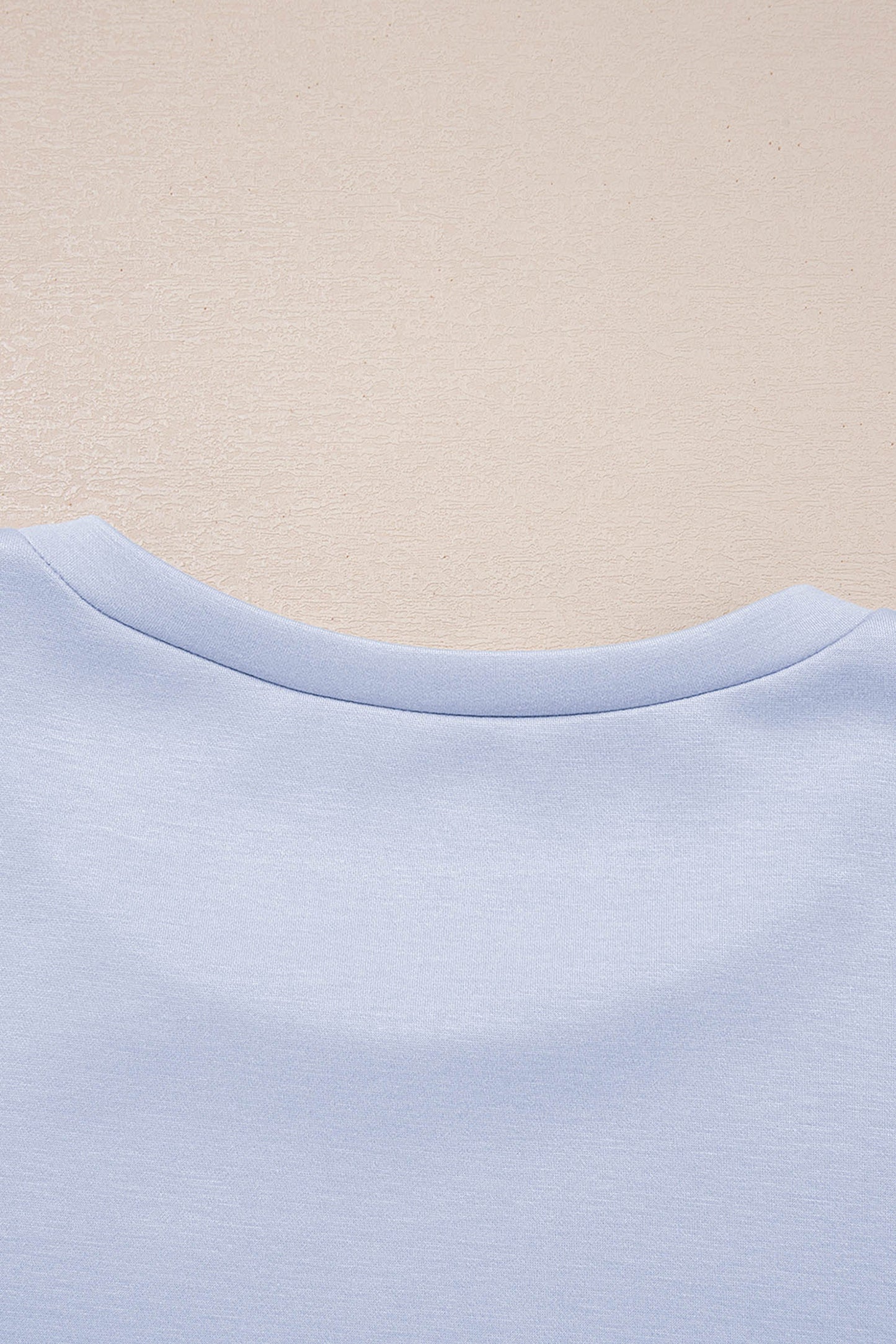 Beau Blue Puff Sleeve Pearl Embellished Scallop Trim Top 2 Piece Skort Set-Two Piece Sets/Two Piece Dresses-[Adult]-[Female]-2022 Online Blue Zone Planet