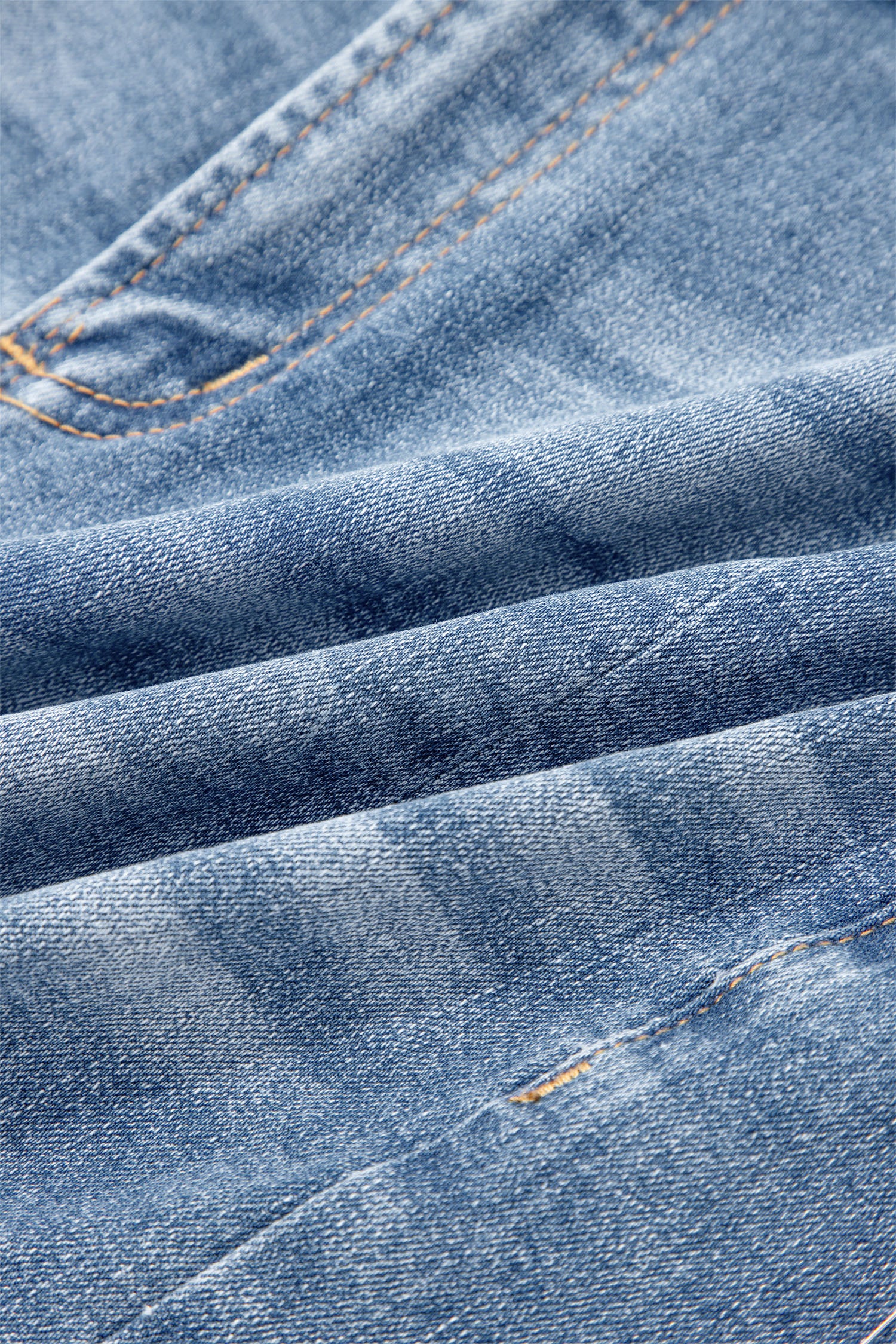 Beau Blue Acid Wash Raw Hem Denim Shorts-Bottoms/Denim Shorts-[Adult]-[Female]-2022 Online Blue Zone Planet
