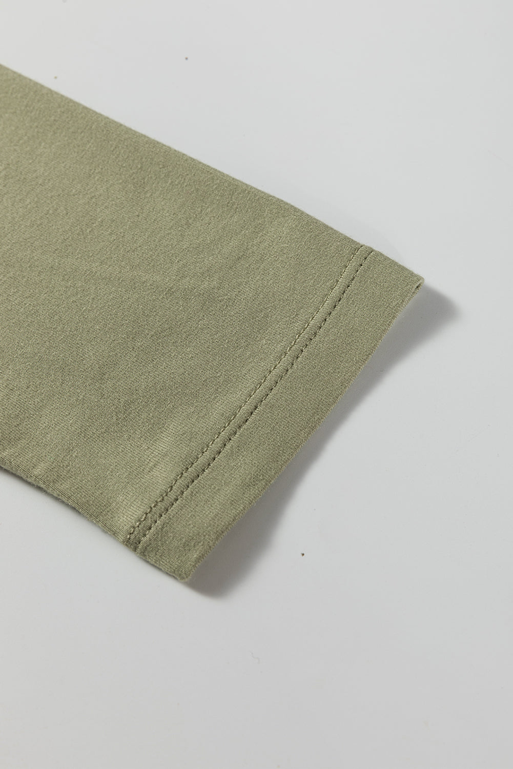 Laurel Green Solid Color Long Sleeve Fitted Top-Tops/Long Sleeve Tops-[Adult]-[Female]-2022 Online Blue Zone Planet