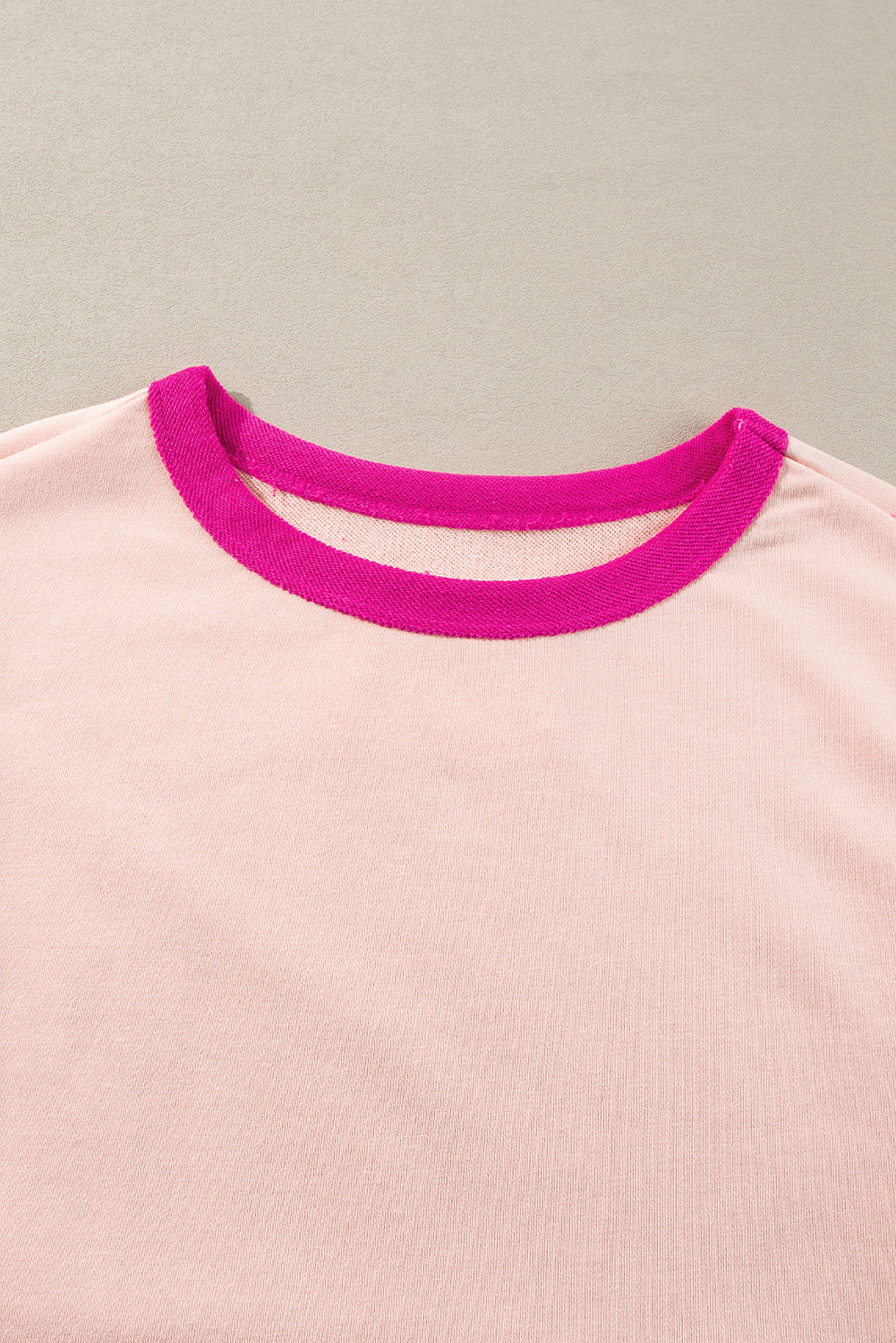 Parchment Star Patchwork Exposed Seam Oversized Sweatshirt-Sweatshirts & Hoodies-[Adult]-[Female]-2022 Online Blue Zone Planet