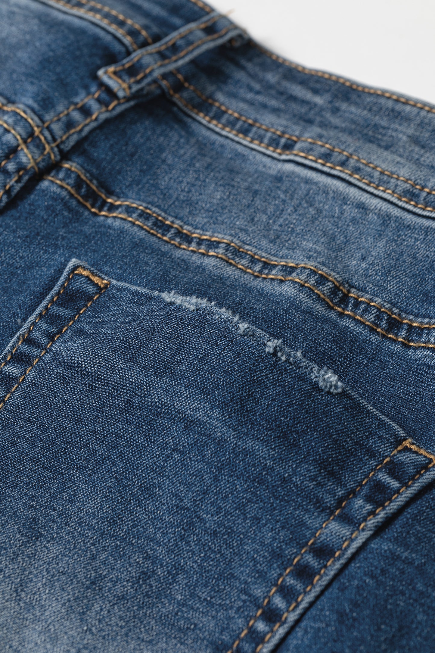 Ashleigh Blue Acid Washed Straight Leg Full Length Casual Jeans-Bottoms/Jeans-[Adult]-[Female]-2022 Online Blue Zone Planet