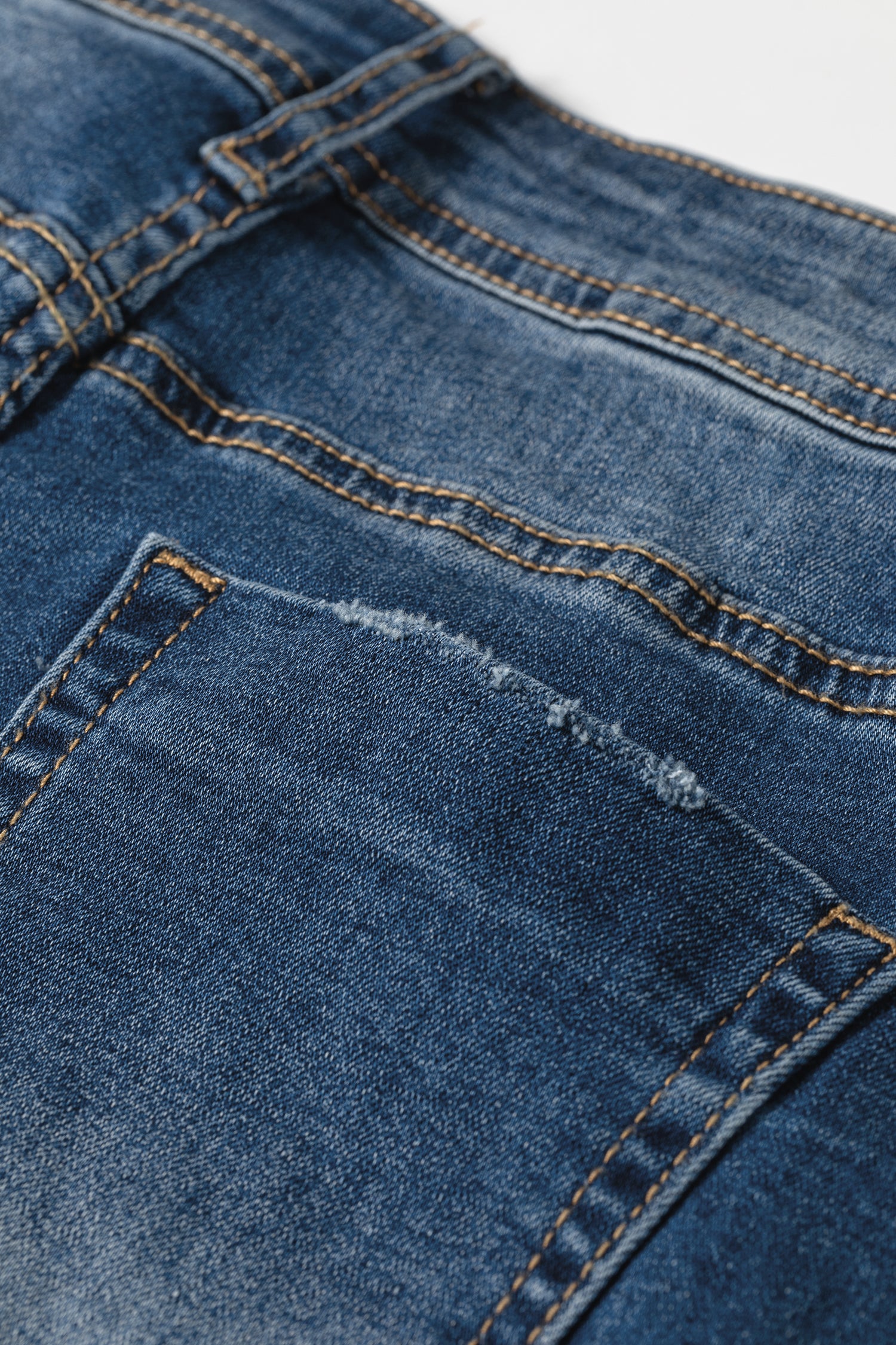 Ashleigh Blue Acid Washed Straight Leg Full Length Casual Jeans-Bottoms/Jeans-[Adult]-[Female]-2022 Online Blue Zone Planet