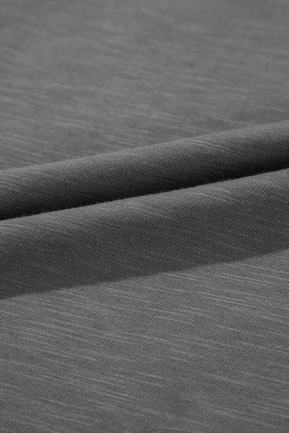 Dark Grey Layered Ruffle Short Sleeve Round Neck Top-Tops/Tops & Tees-[Adult]-[Female]-2022 Online Blue Zone Planet