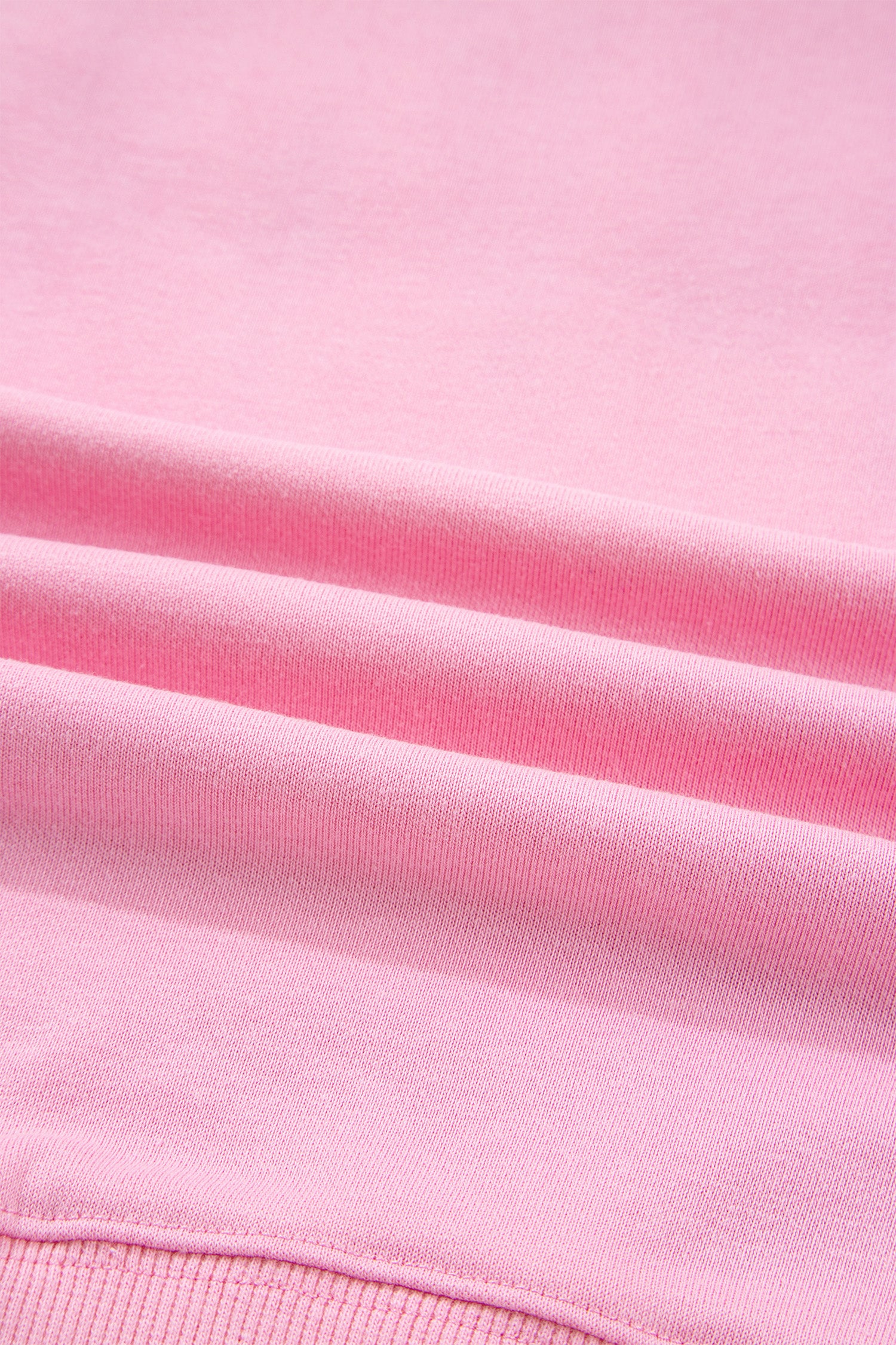 Pink Bow Sequin XOXO Letter Graphic Exposed Seam Baggy Sweatshirt-Tops/Sweatshirts & Hoodies-[Adult]-[Female]-2022 Online Blue Zone Planet