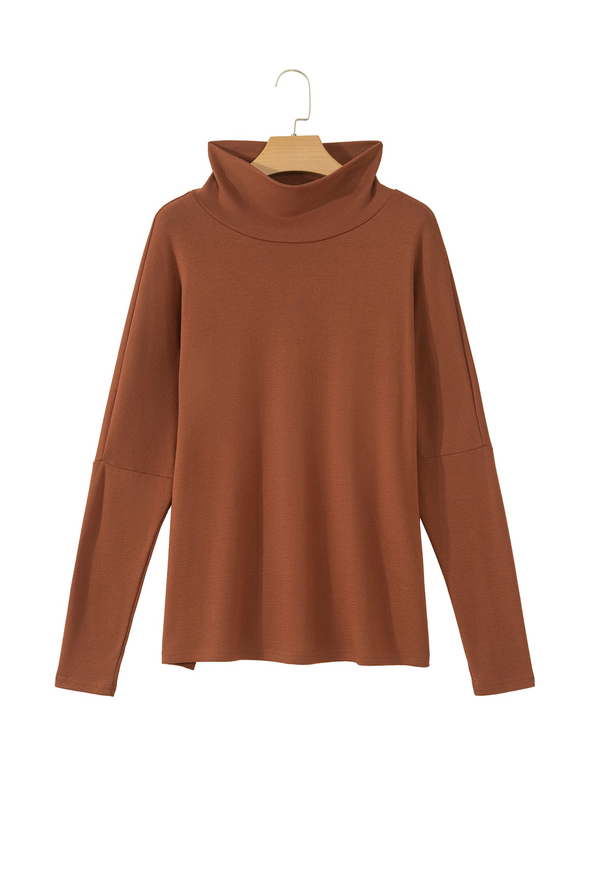 Black High Neck Long Sleeve Top-Tops/Long Sleeve Tops-[Adult]-[Female]-2022 Online Blue Zone Planet