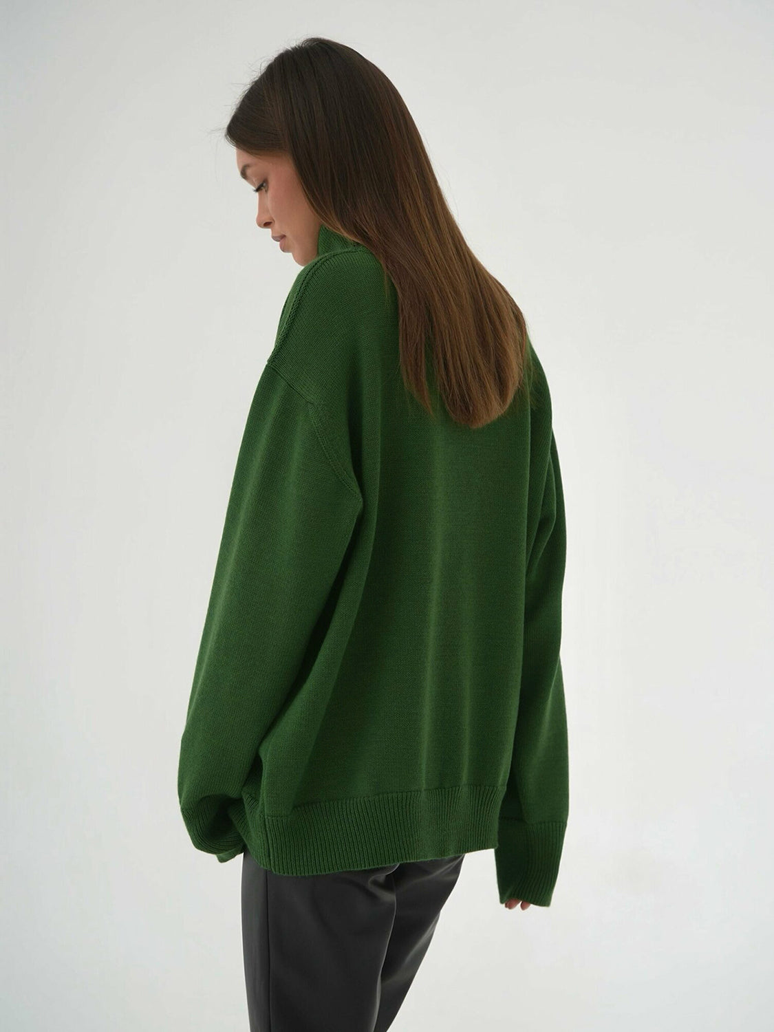 Turtleneck Long Sleeve Sweater-TOPS / DRESSES-[Adult]-[Female]-2022 Online Blue Zone Planet