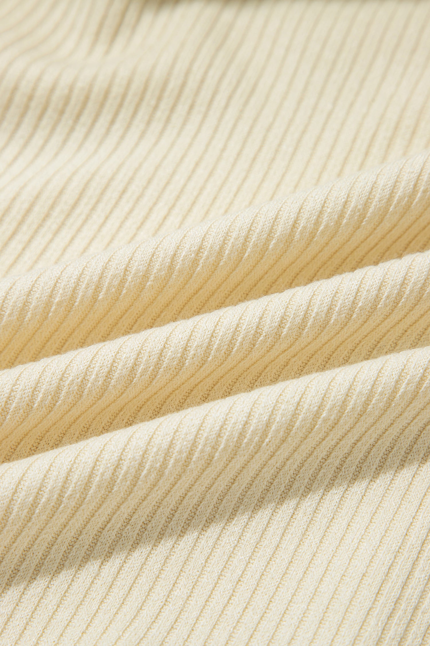 Beige Ribbed Knit Sweet Lace Hem Vest-Tops/Tank Tops-[Adult]-[Female]-2022 Online Blue Zone Planet