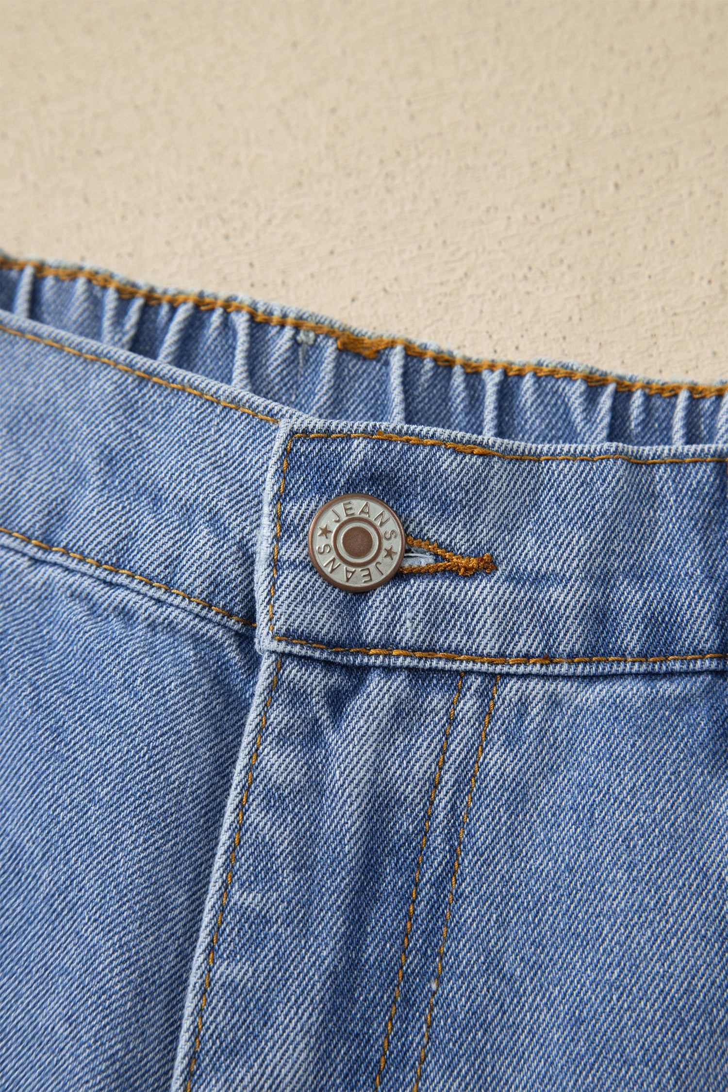 Myosotis Floral Peace Sign Embroidered Patch Wide Leg Jeans-Bottoms/Jeans-[Adult]-[Female]-2022 Online Blue Zone Planet