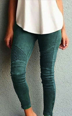 Full Size Run Mineral Wash Cropped Skinny Pants-BOTTOM SIZES SMALL MEDIUM LARGE-[Adult]-[Female]-green-XS-2022 Online Blue Zone Planet