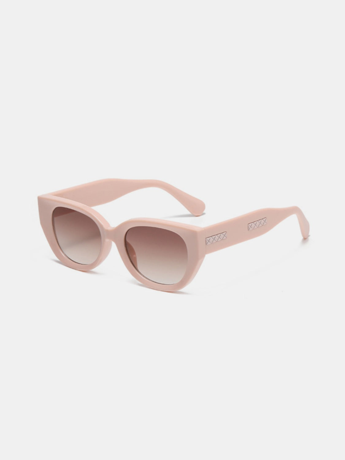Cat Eye Polycarbonate Frame Sunglasses-SUN GLASSES-[Adult]-[Female]-Blush Pink-One Size-2022 Online Blue Zone Planet