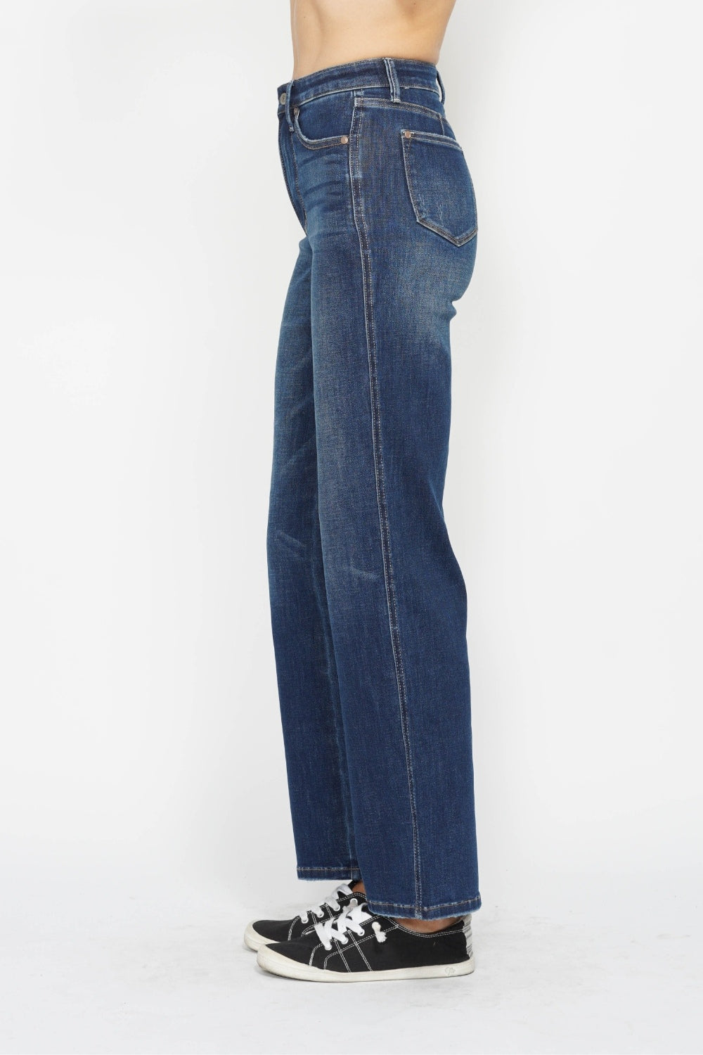 Judy Blue Full Size High Waist Tummy Control Jeans-[Adult]-[Female]-2022 Online Blue Zone Planet