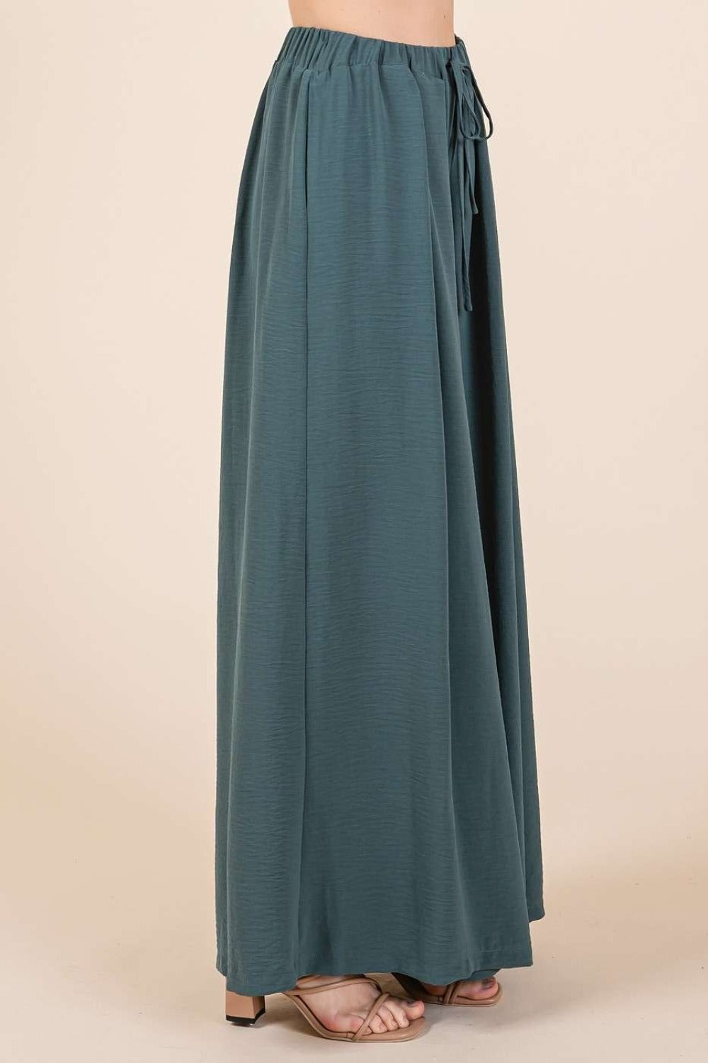 Mittoshop Pleated Wide Leg Pants-TOPS / DRESSES-[Adult]-[Female]-2022 Online Blue Zone Planet