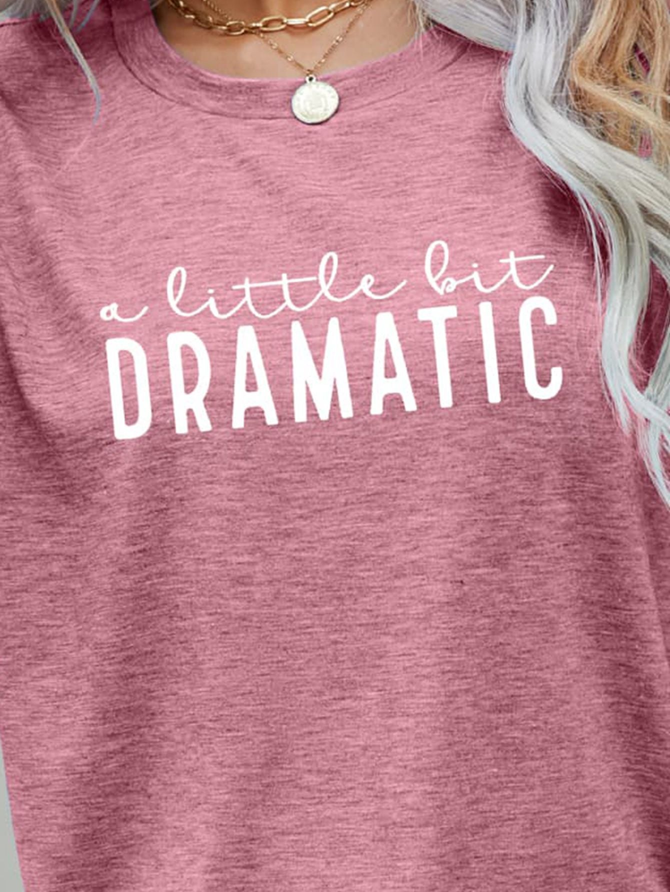 A LITTLE BIT DRAMATIC Graphic Tee BLUE ZONE PLANET