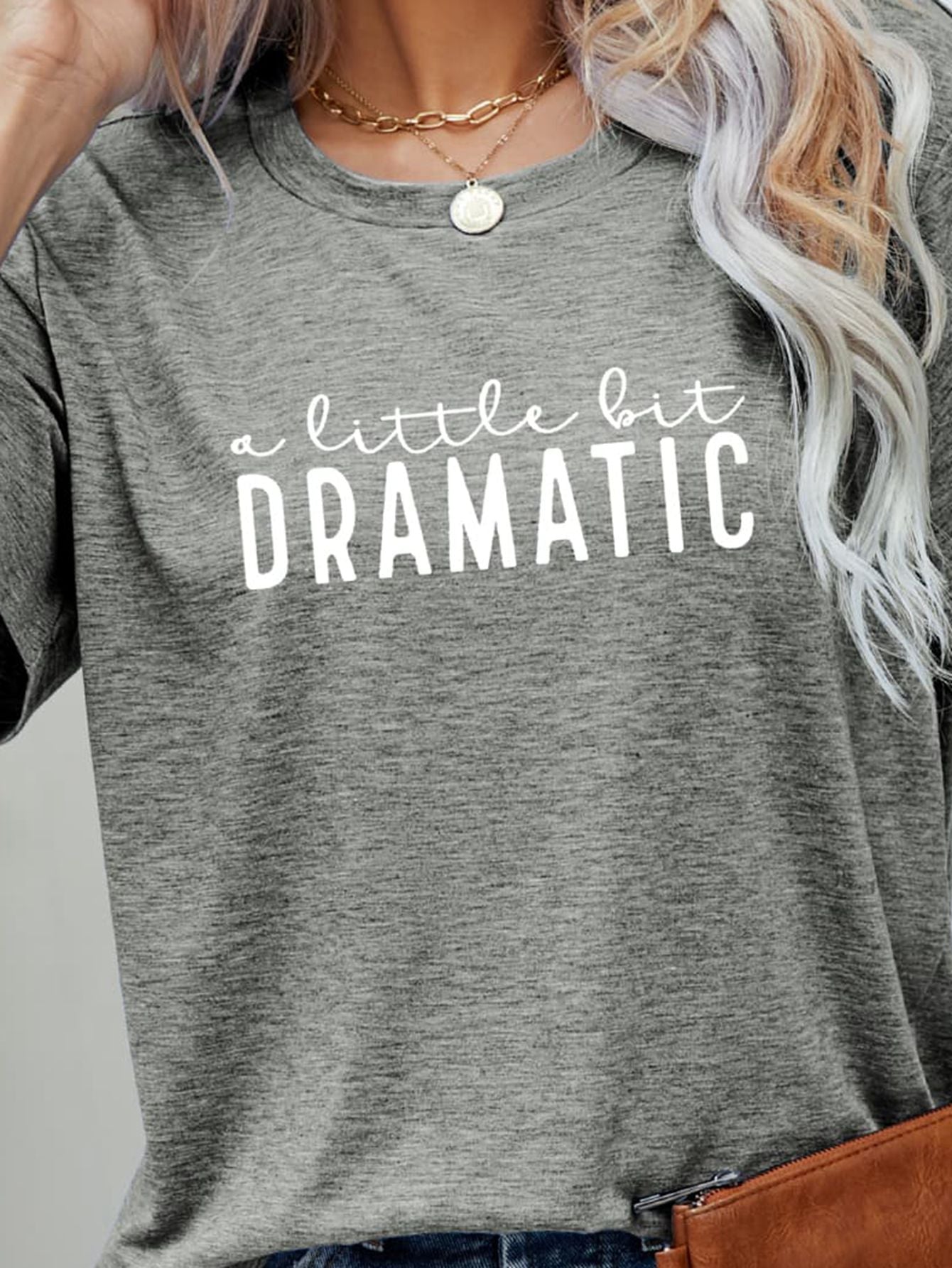 A LITTLE BIT DRAMATIC Graphic Tee BLUE ZONE PLANET