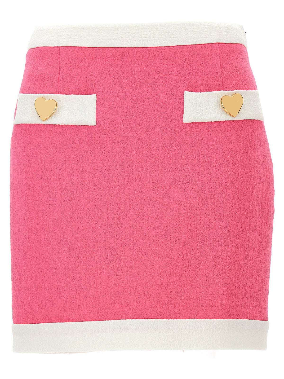 Moschino Heart Buttons Skirt-Skirts-[Adult]-[Female]-2022 Online Blue Zone Planet
