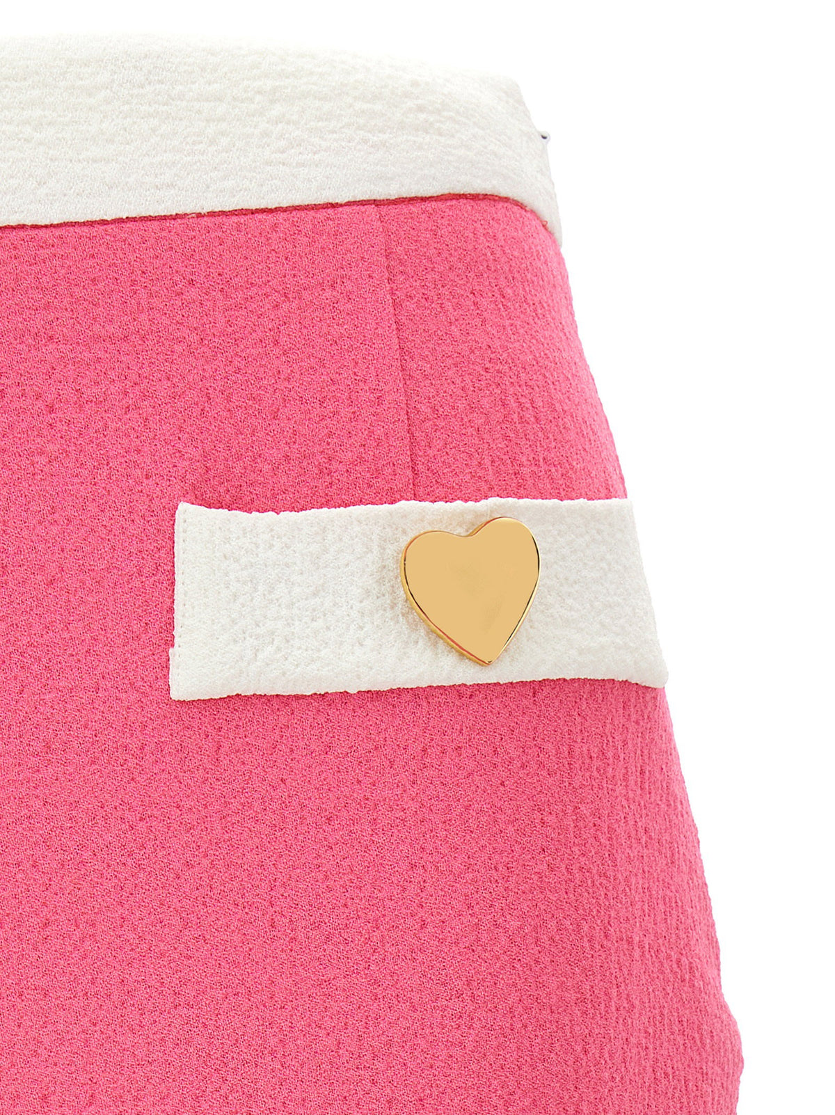 Moschino Heart Buttons Skirt-Skirts-[Adult]-[Female]-2022 Online Blue Zone Planet