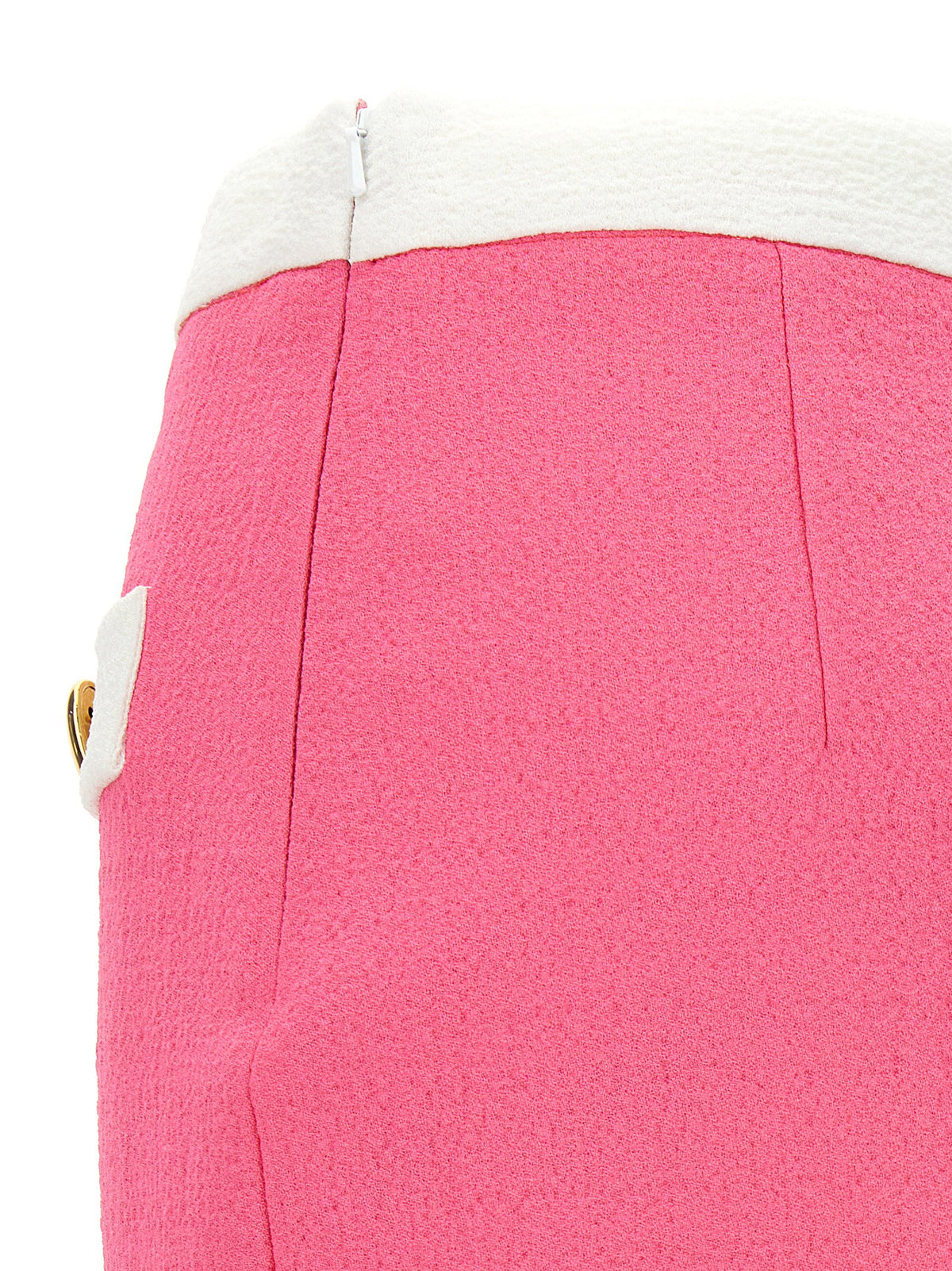 Moschino Heart Buttons Skirt-Skirts-[Adult]-[Female]-2022 Online Blue Zone Planet
