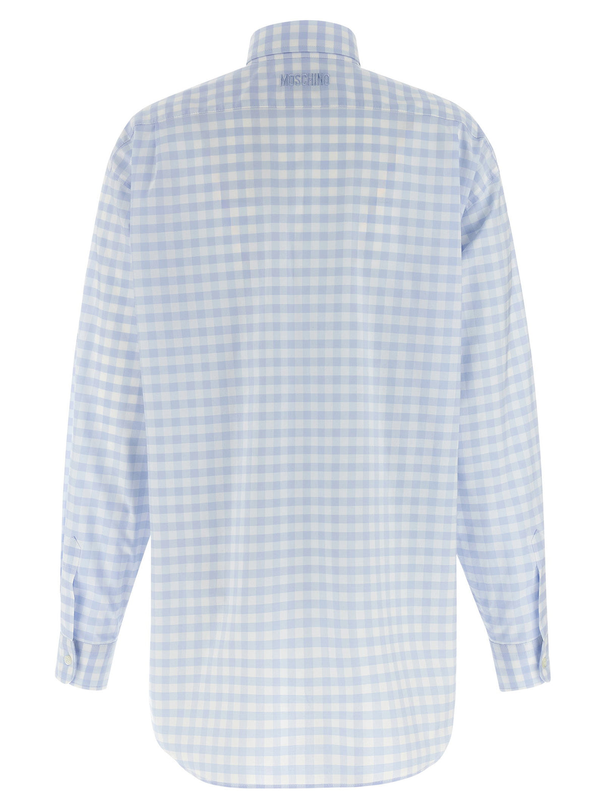 Moschino Heart Vichy Shirt-Shirts-[Adult]-[Female]-2022 Online Blue Zone Planet