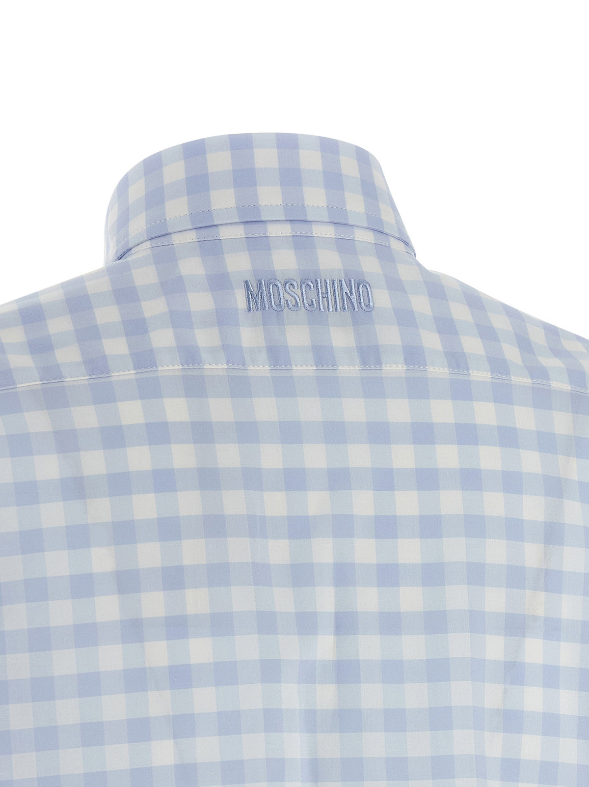 Moschino Heart Vichy Shirt-Shirts-[Adult]-[Female]-2022 Online Blue Zone Planet