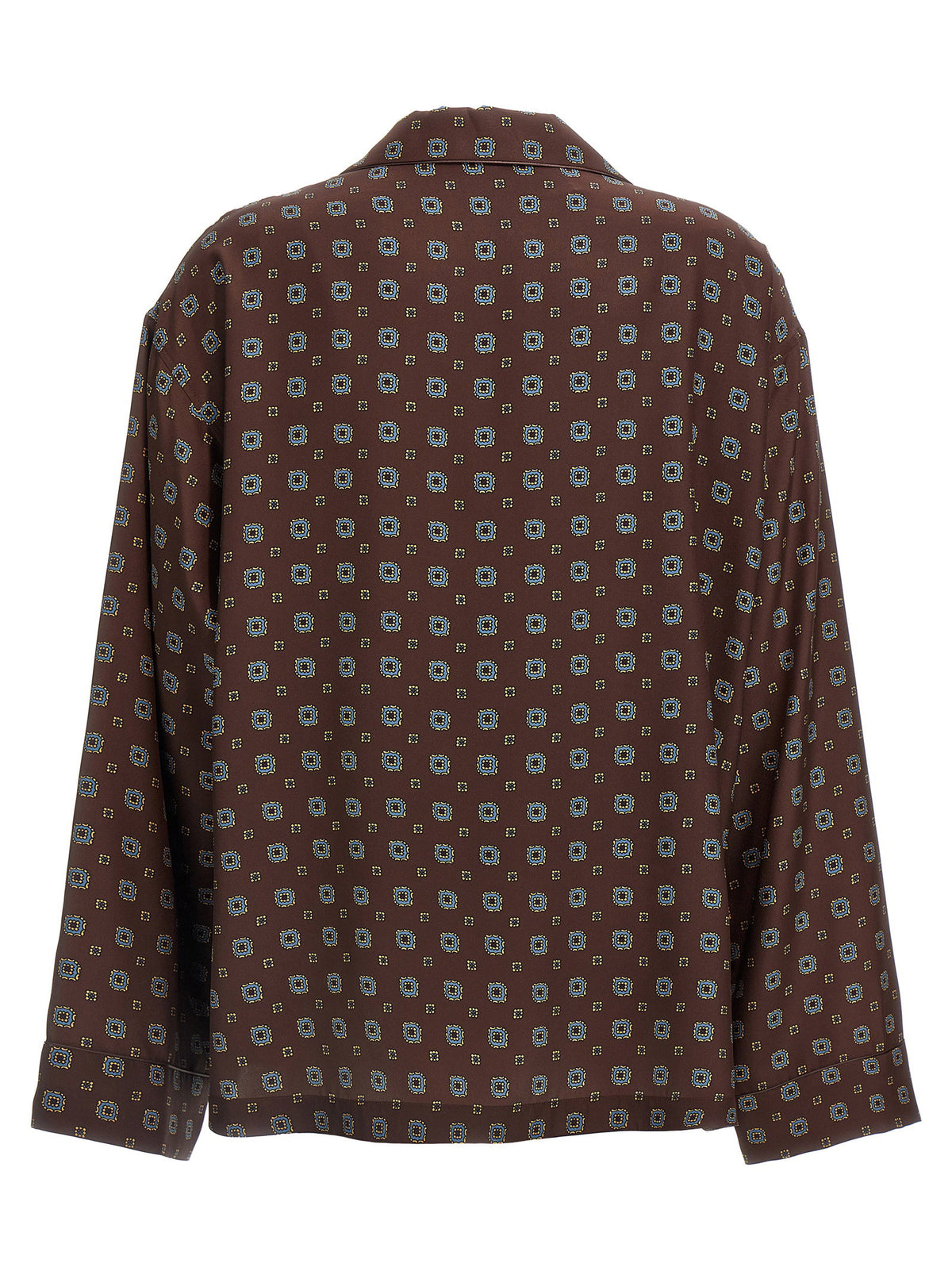 Moschino Patterned Shirt-Shirts-[Adult]-[Female]-2022 Online Blue Zone Planet
