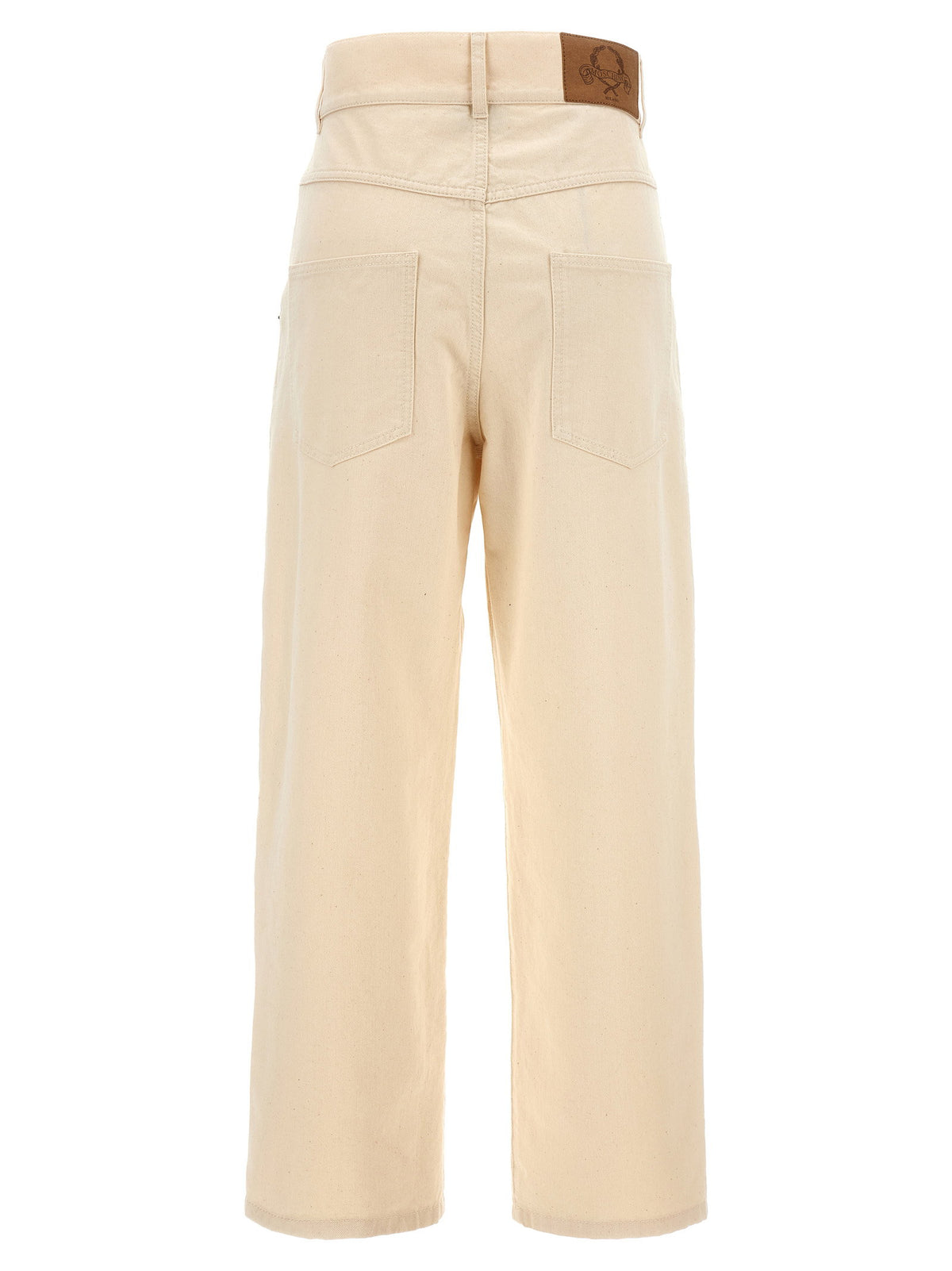 Moschino Cotton Trousers-Trousers-[Adult]-[Female]-2022 Online Blue Zone Planet