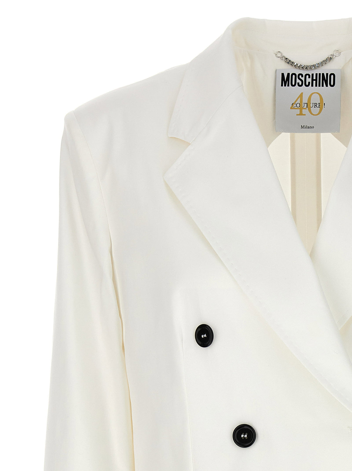 Moschino Double-breasted Blazer-Jackets-[Adult]-[Female]-2022 Online Blue Zone Planet