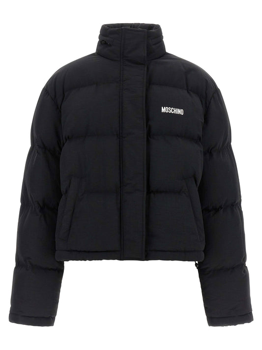 Moschino Smiley Bomber Jacket-Jackets-[Adult]-[Female]-2022 Online Blue Zone Planet