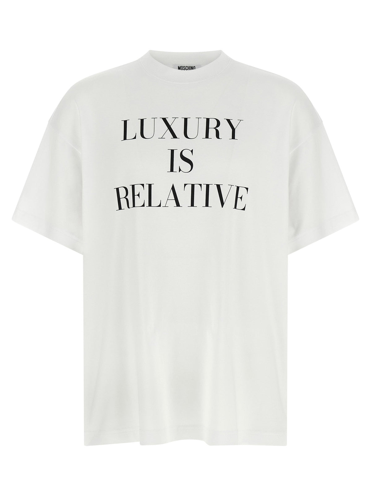 Moschino Printed T-shirt-Topwear-[Adult]-[Female]-S-White-2022 Online Blue Zone Planet