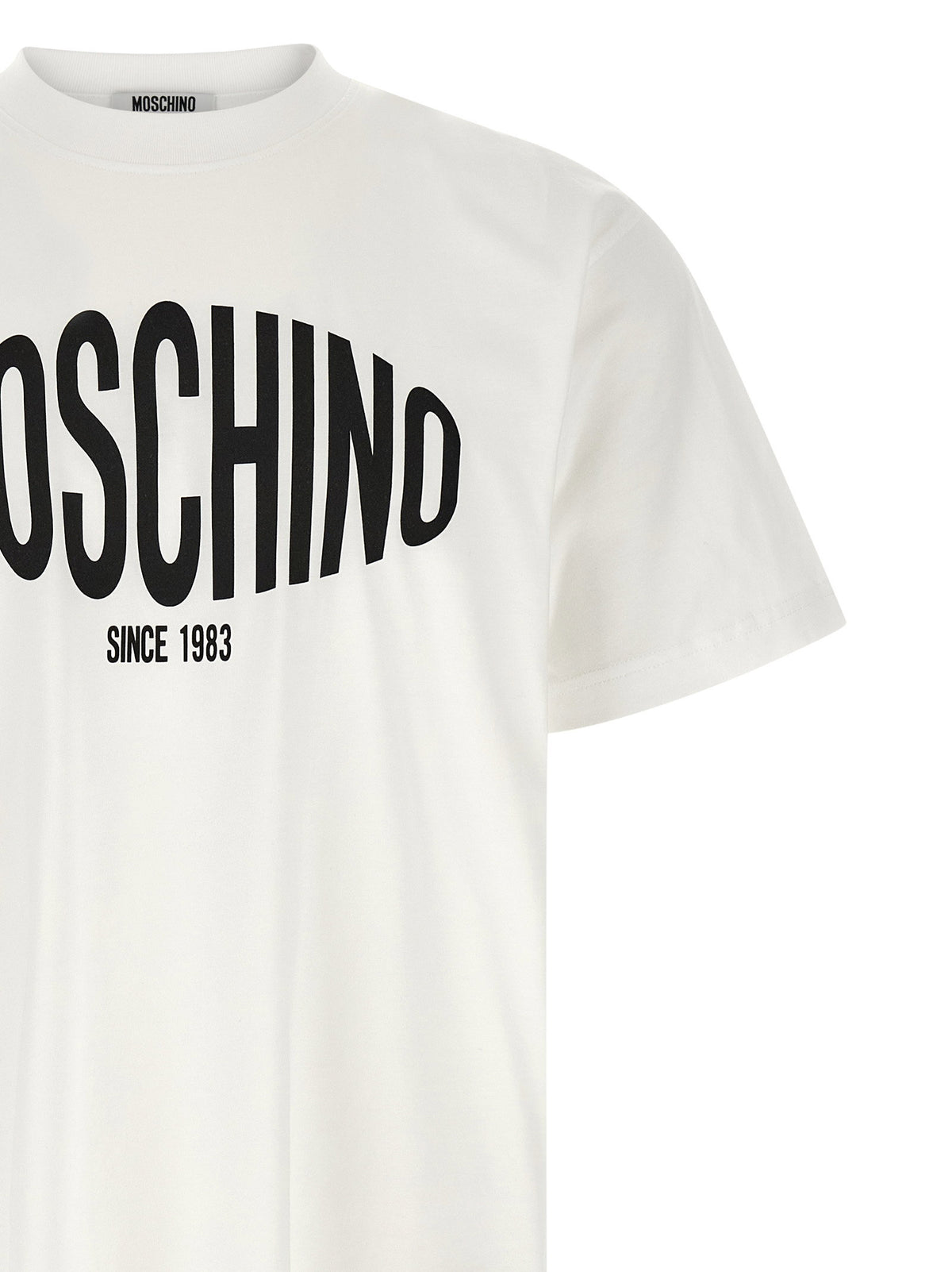 Moschino Logo T-shirt-Topwear-[Adult]-[Female]-2022 Online Blue Zone Planet