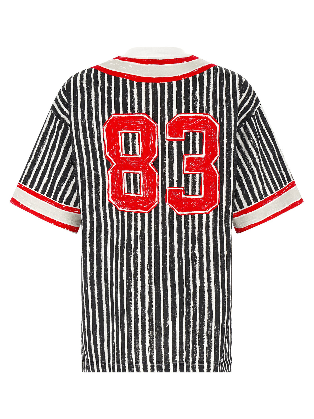 Moschino Trompe-lœil Print T-shirt-Topwear-[Adult]-[Female]-2022 Online Blue Zone Planet