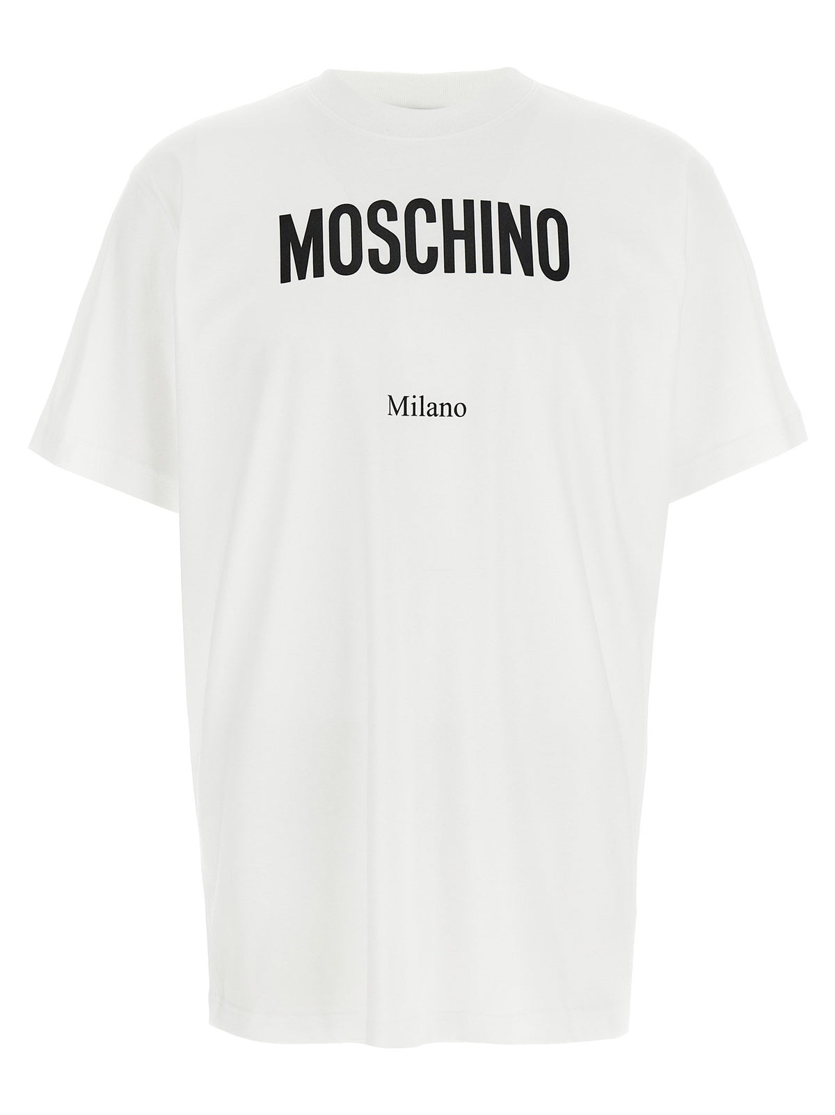 Moschino Logo T-shirt-Topwear-[Adult]-[Female]-2022 Online Blue Zone Planet